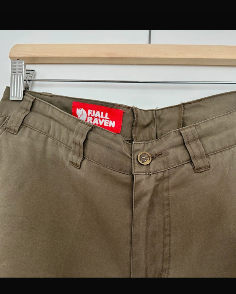2in1 Outdoor Hose von Fjällräven (S Damen ) Karla Zip-Off khaki