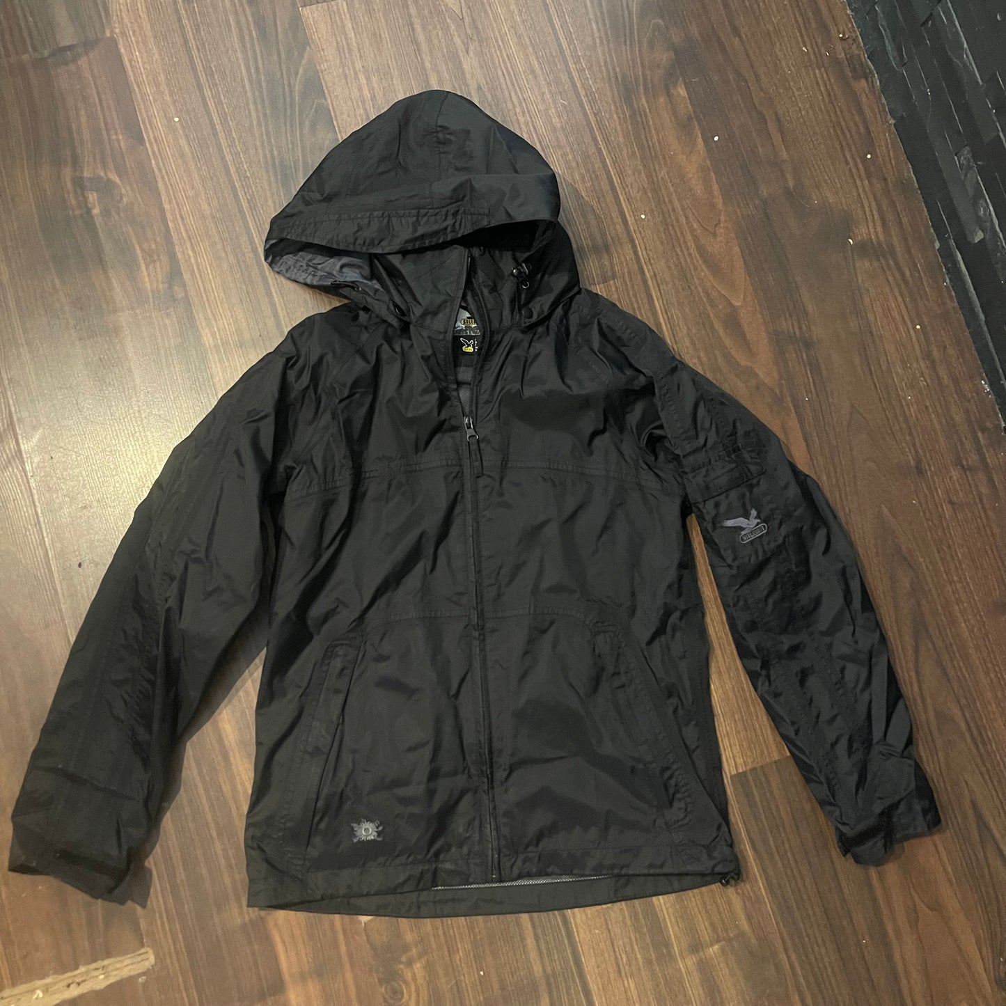Regen Jacke von Salewa (XS/S Damen) wasser-, winddicht schwarz