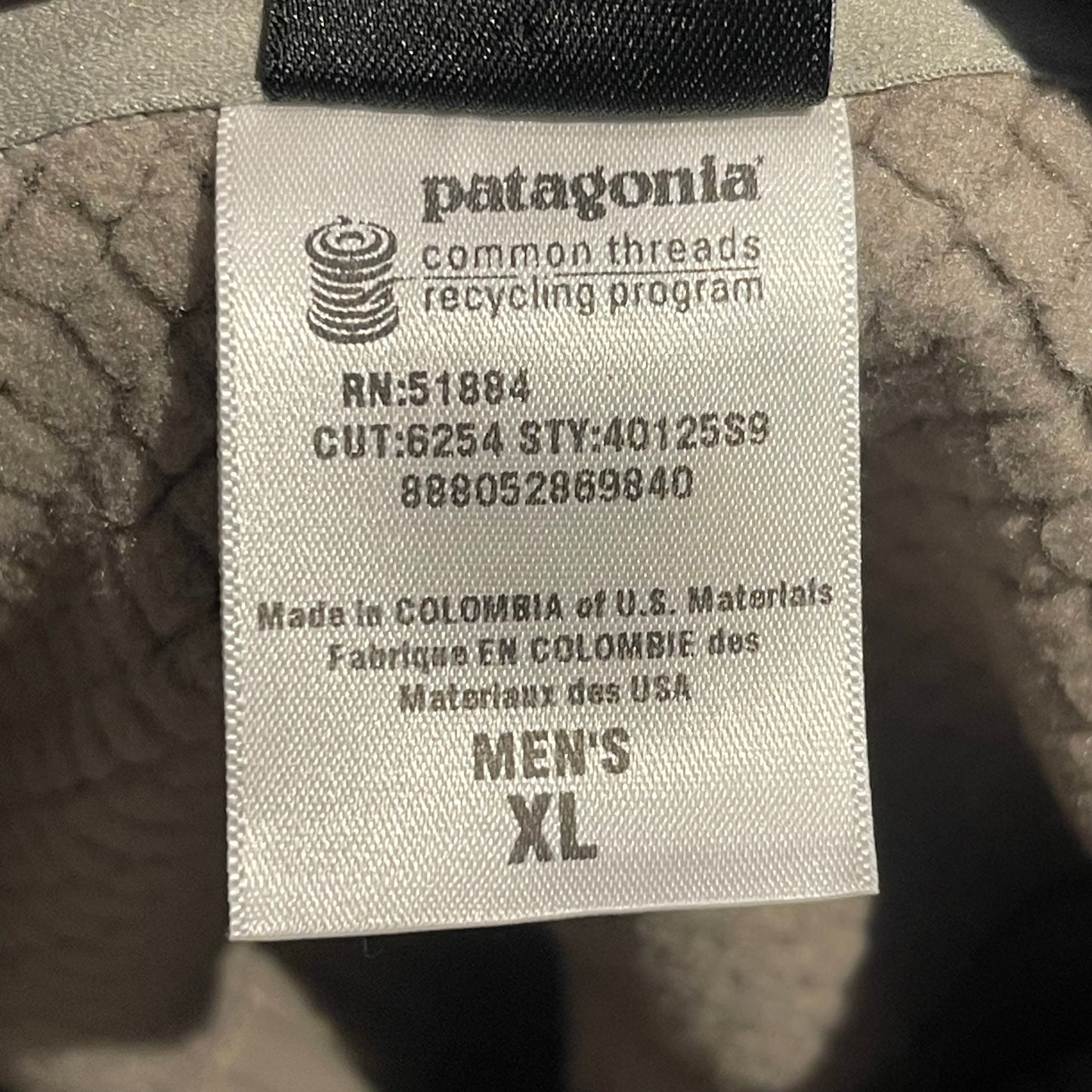Patagonia Fleece Jacke R1® Polartec (XL Herren) beige-grau
