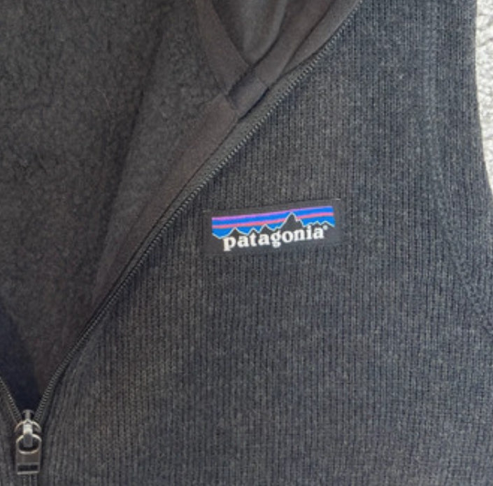 Strickoptik Fleece Weste von Patagonia (XS Damen) Better Sweater schwarz