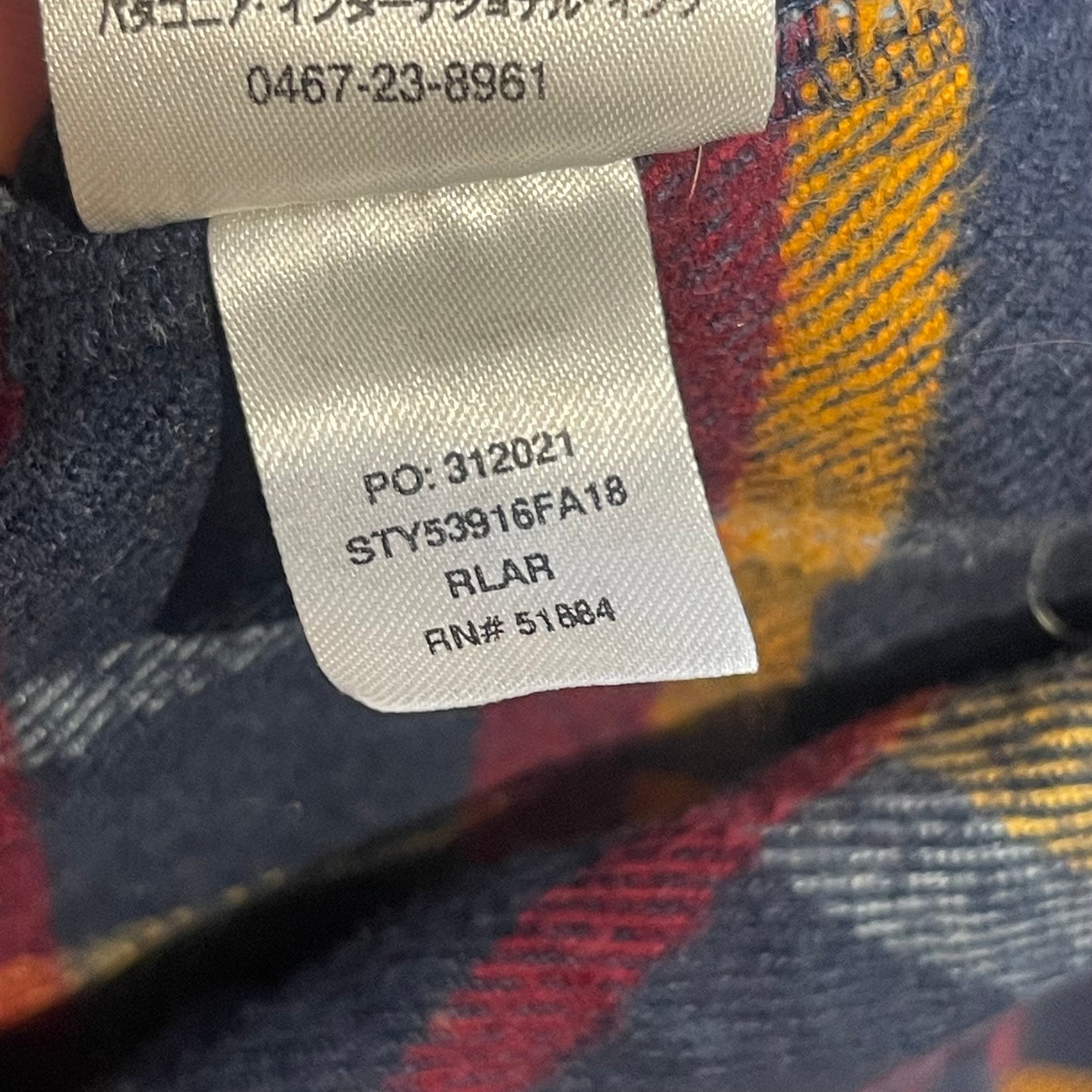 Patagonia Karo Hemd (L Damen) 100% Bio-Baumwolle dunkelblau kariert