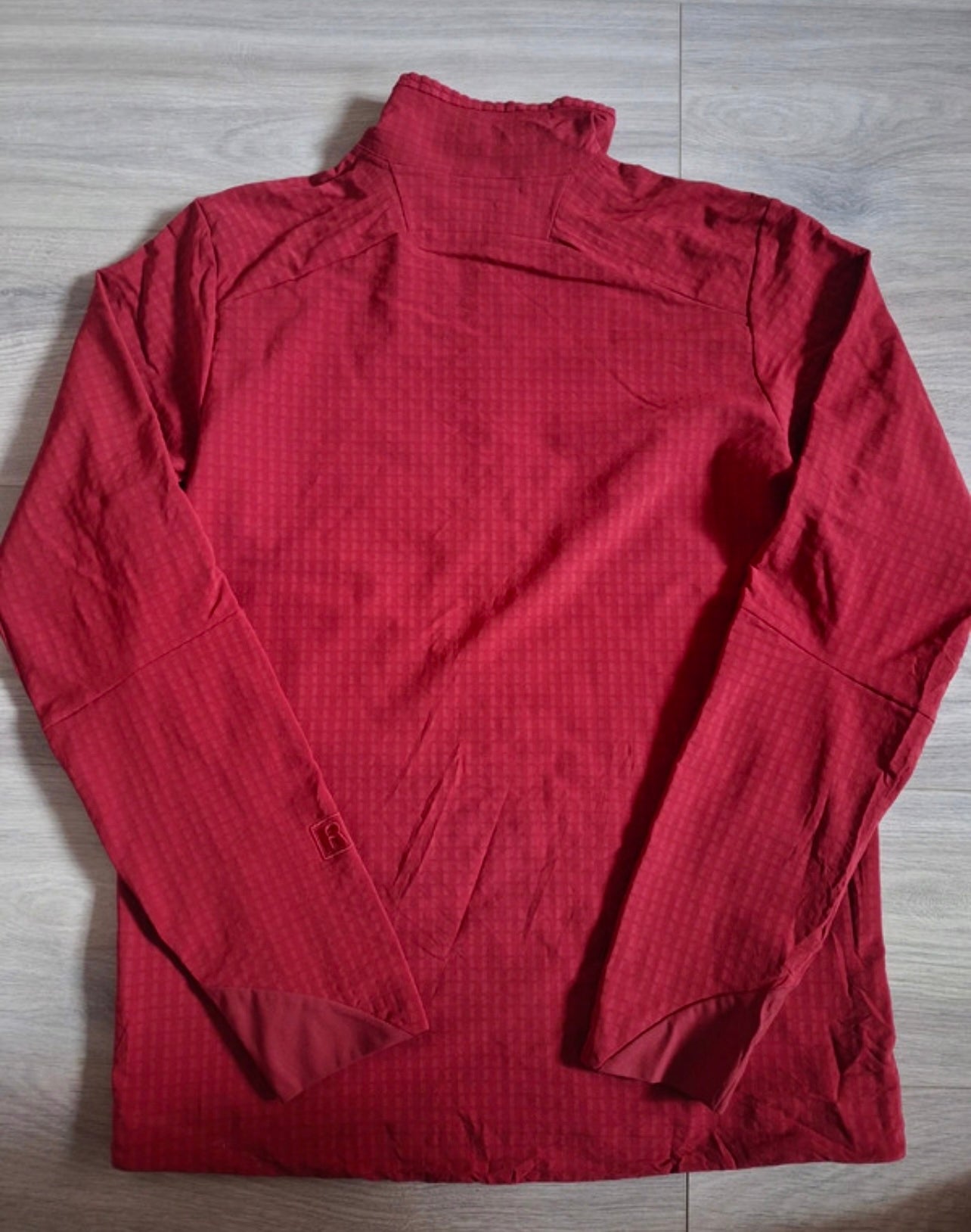 Jacke von Patagonia R1 Air (M Herren) Full-Zip rot