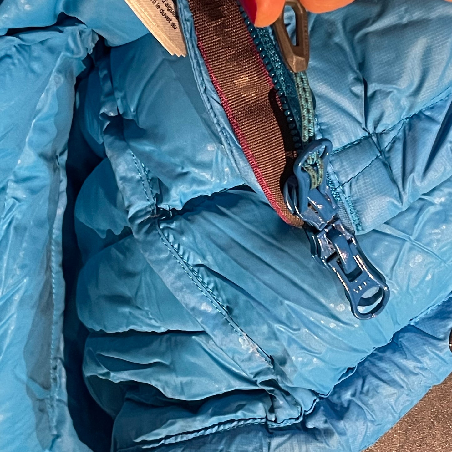 Daunen Jacke von Mammut L (Damen) blau