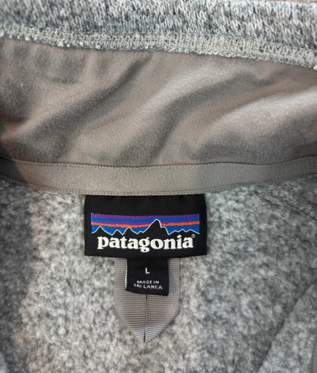 Pullover Patagonia (L Damen) Better Sweater Fleece grau