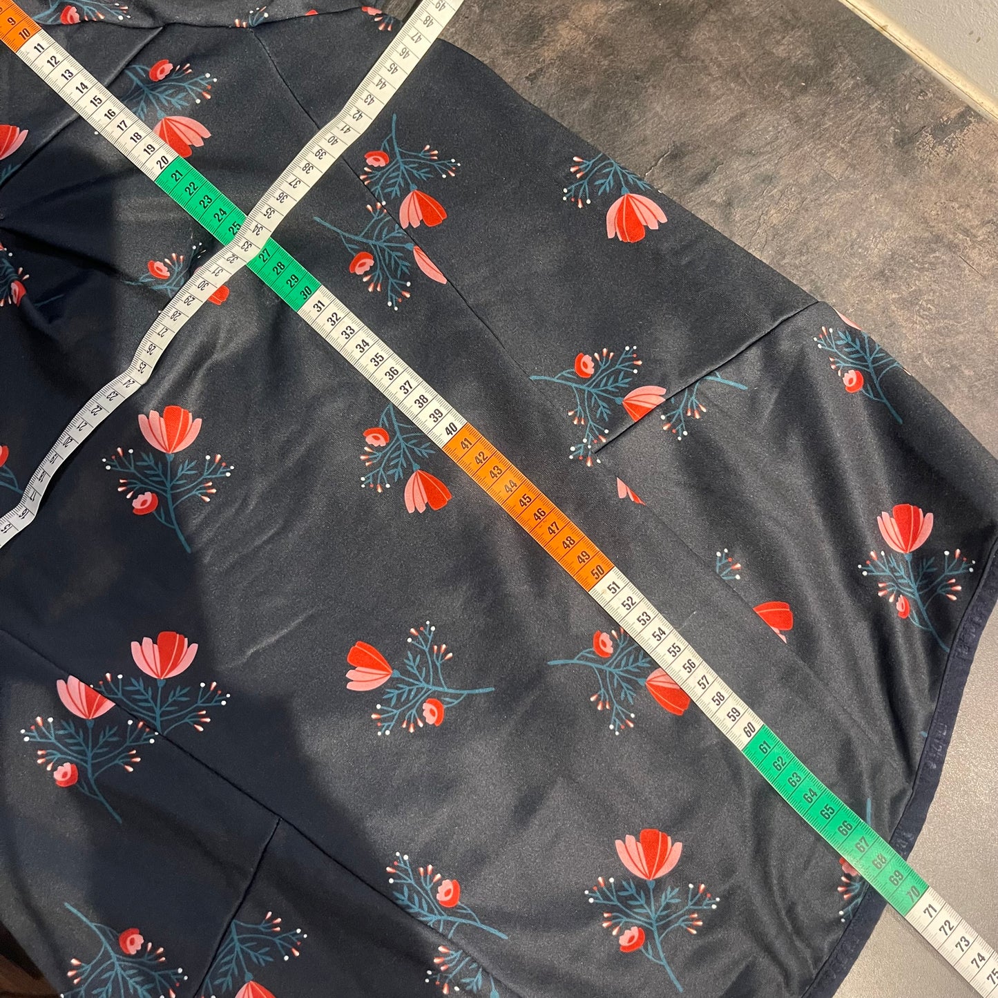 Extraleichte Jacke von Maloja (S Damen) Softshell dunkelblau Blumen Print