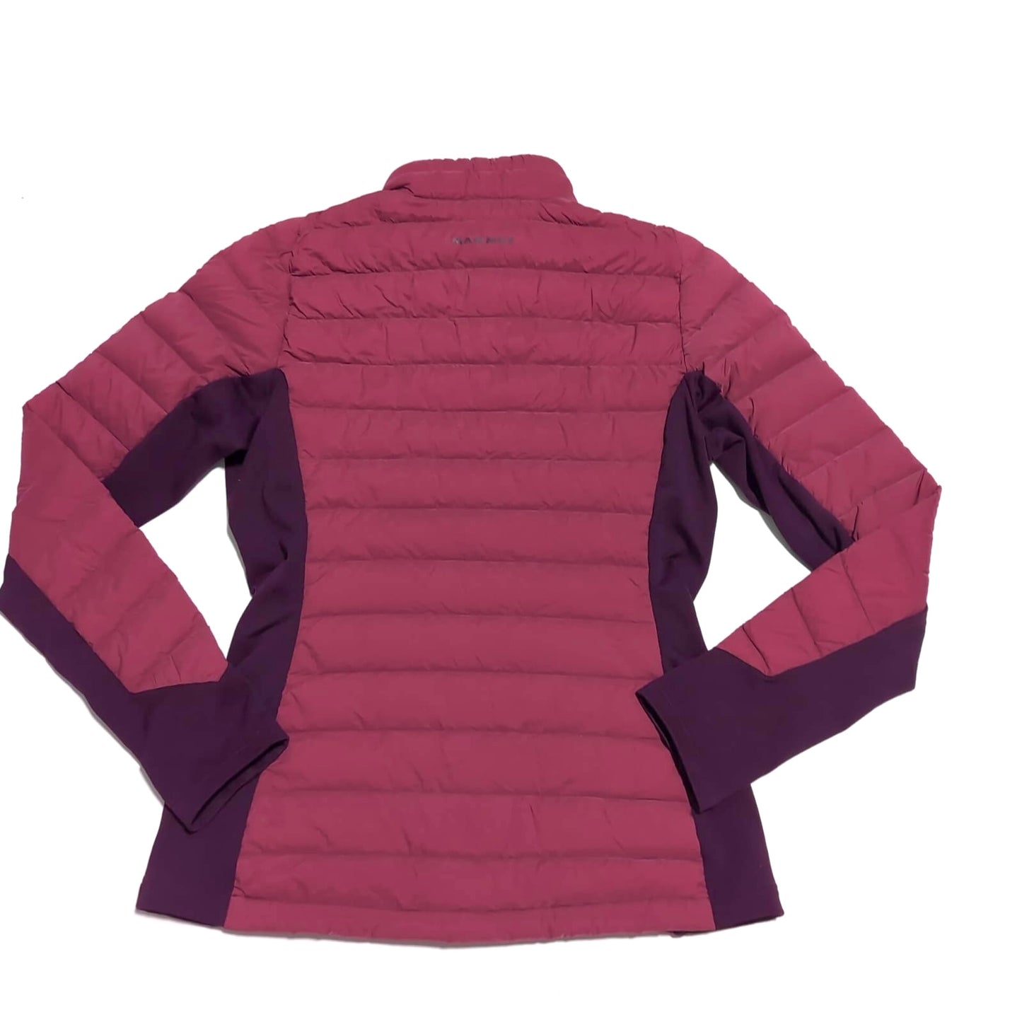 Daunen Hybrid Jacke von Mammut (S Damen) Beerenfarbig mit Aubergine