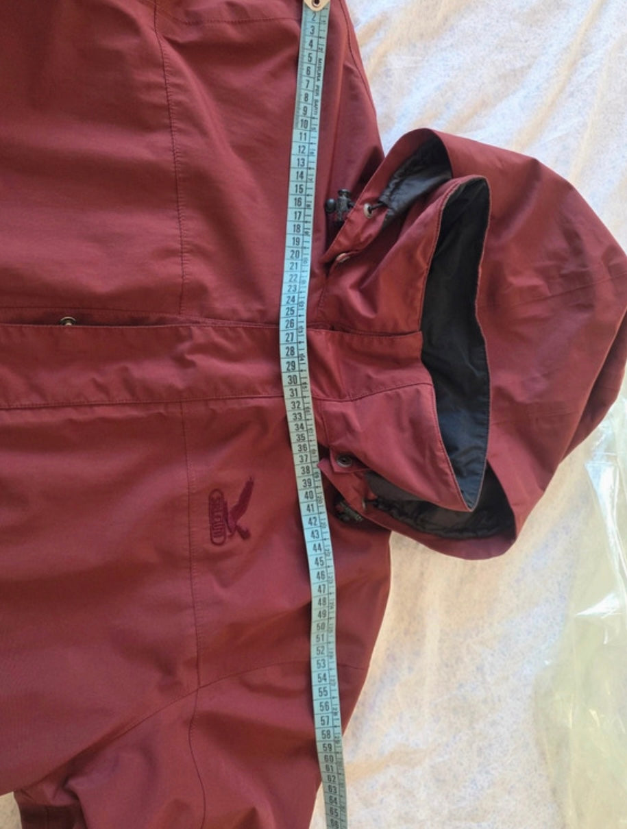 3in1 Jacke von Salewa (L Herren) wasserdicht Goretex bordeaux rot