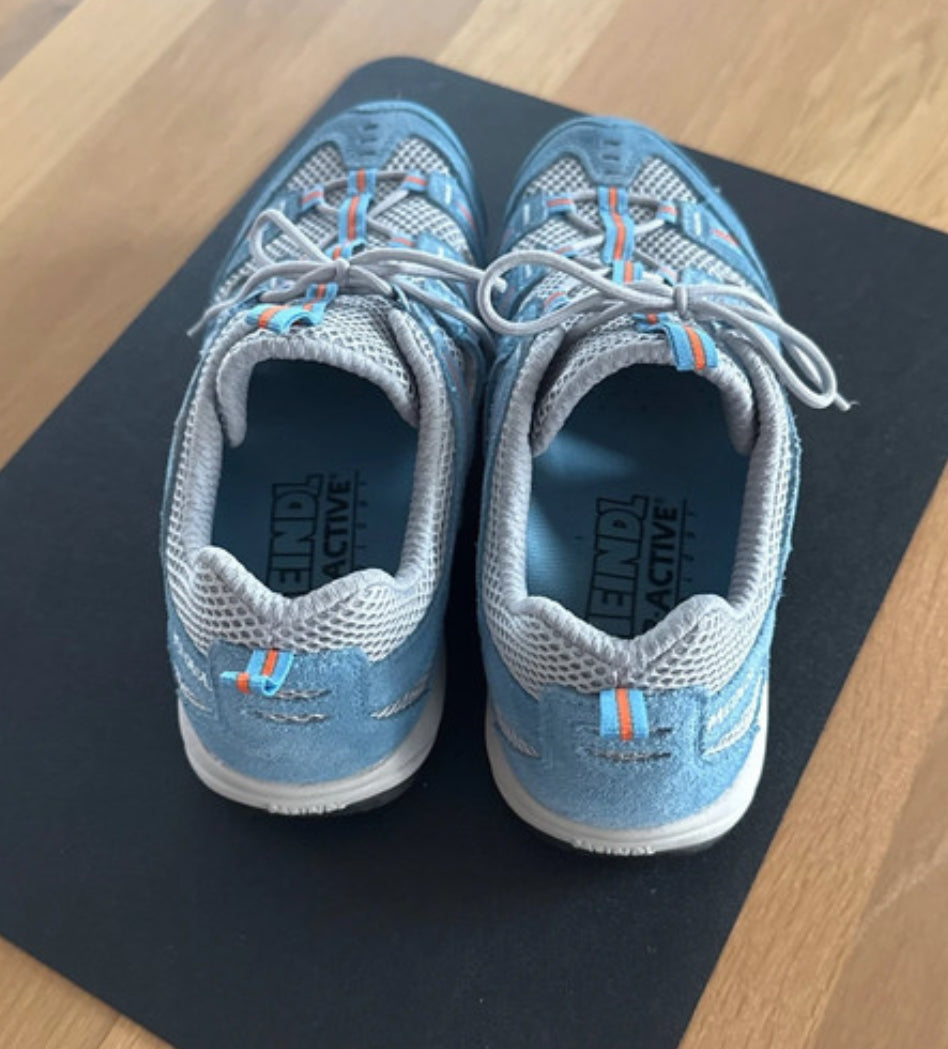 Sommer Wanderschuhe von Meindl Größe 42 Trekking Sandalen blau NEU