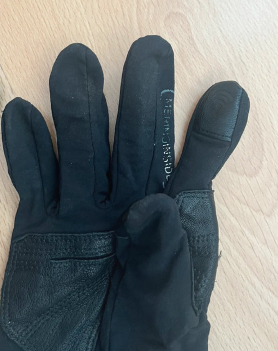 Handschuhe von Ortovox (L Herren) Leder + Swisswool inside schwarz
