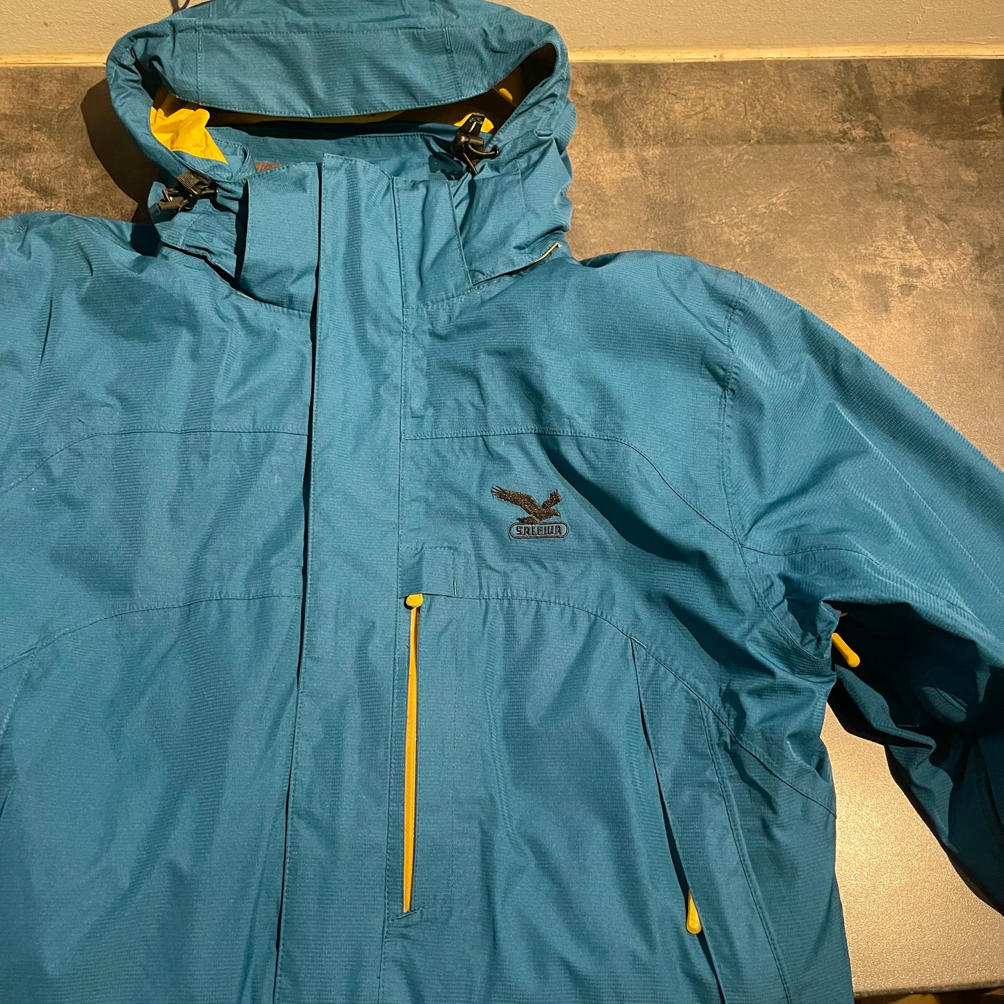 3in1 Jacke von Salewa (L Herren) wasserdicht + Primaloft türkis
