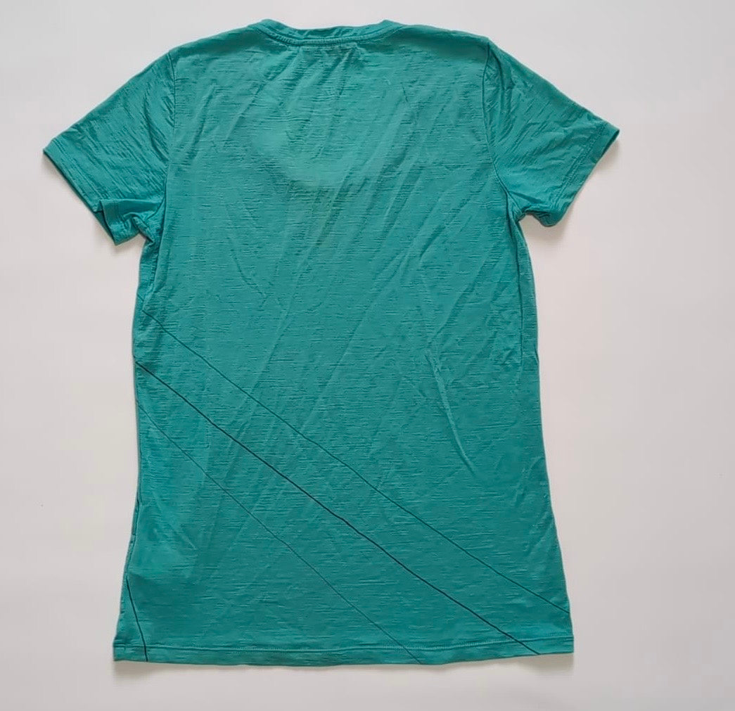 T-Shirt von Icebreaker Merino (S Damen) türkis Print