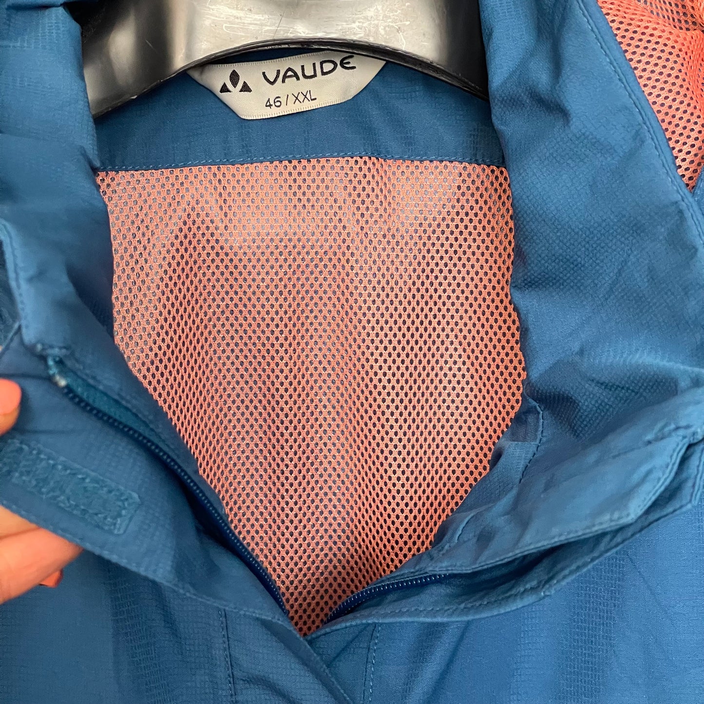Regen Jacke von Vaude (XXL Damen) türkis blau