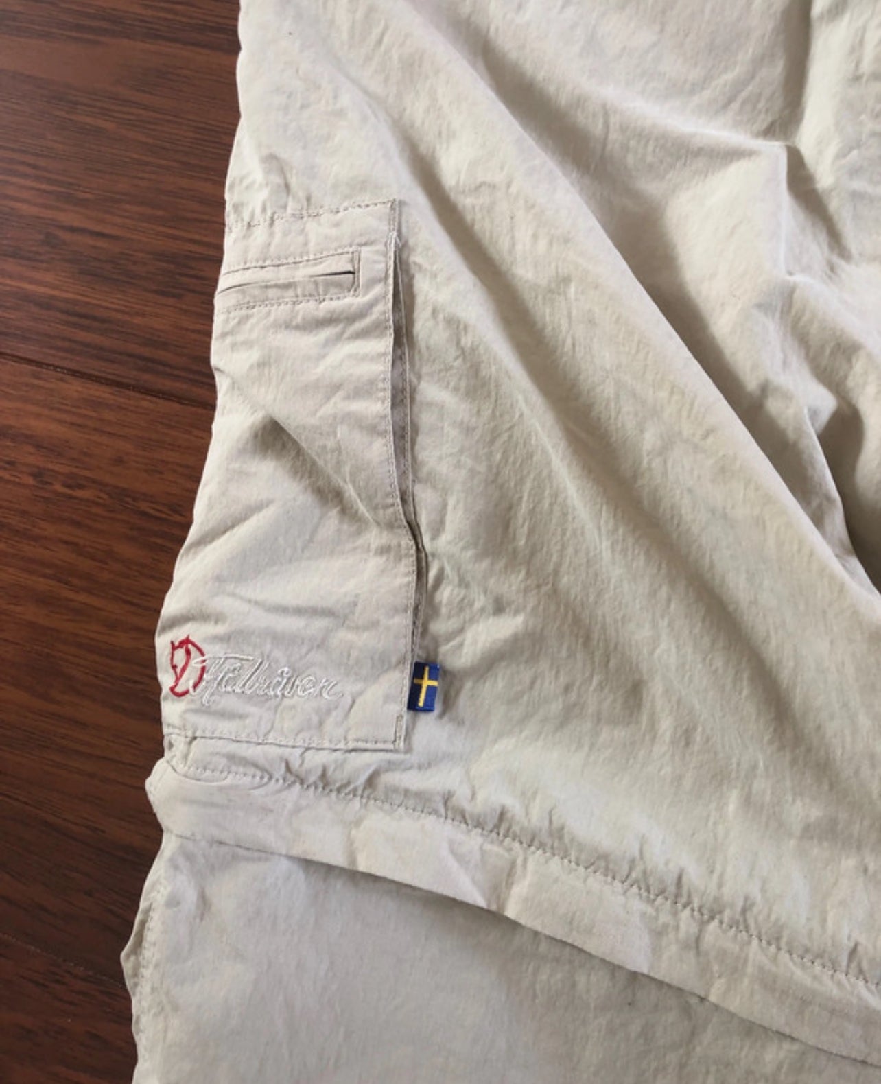 Outdoor Hose von Fjällräven (XL / 42 Damen ) 2 Zip-Off natur / creme