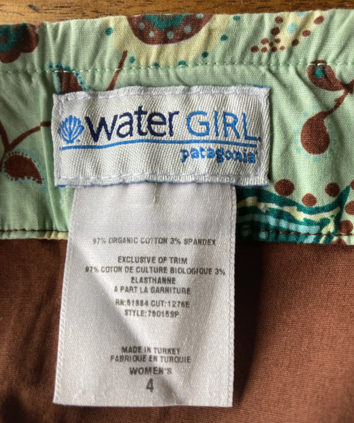 Rock Patagonia Organic Cotton (Damen M) braun