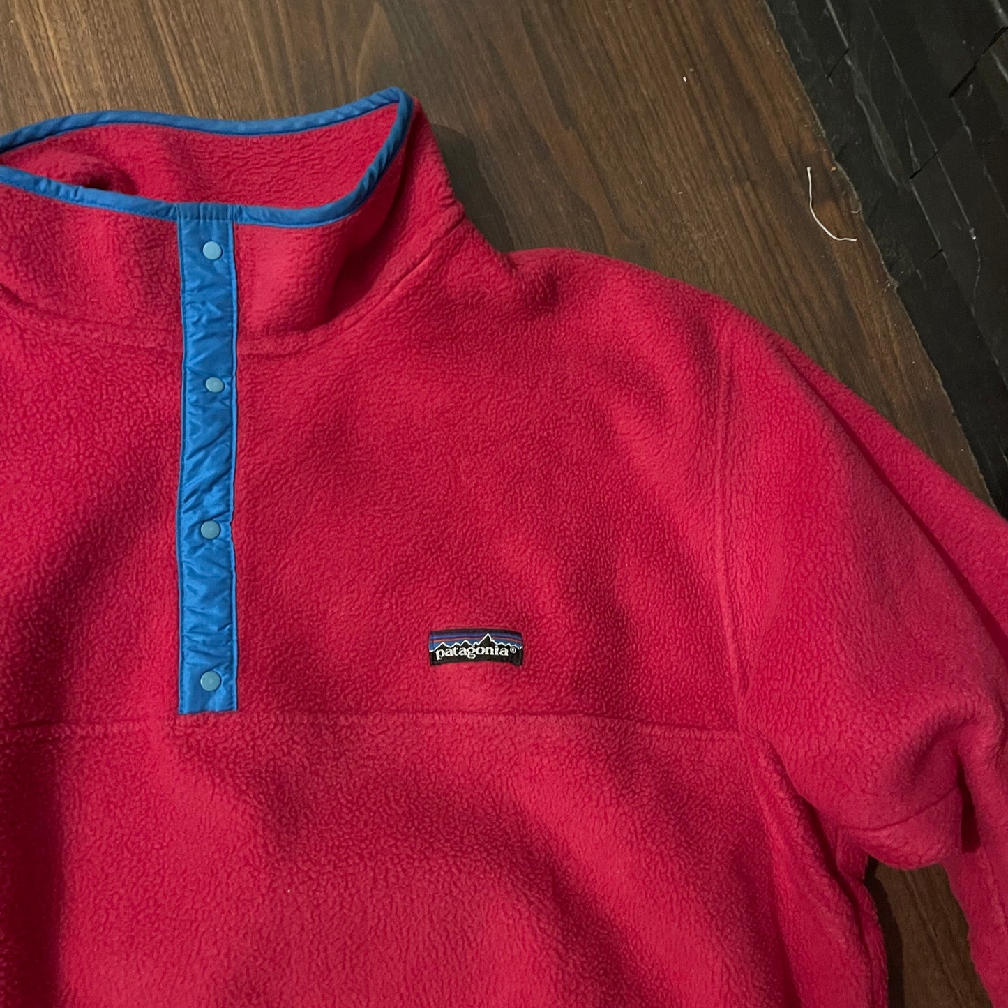 Fleece Pullover Patagonia Synchilla (L Herren/ XL Damen) Magenta pink