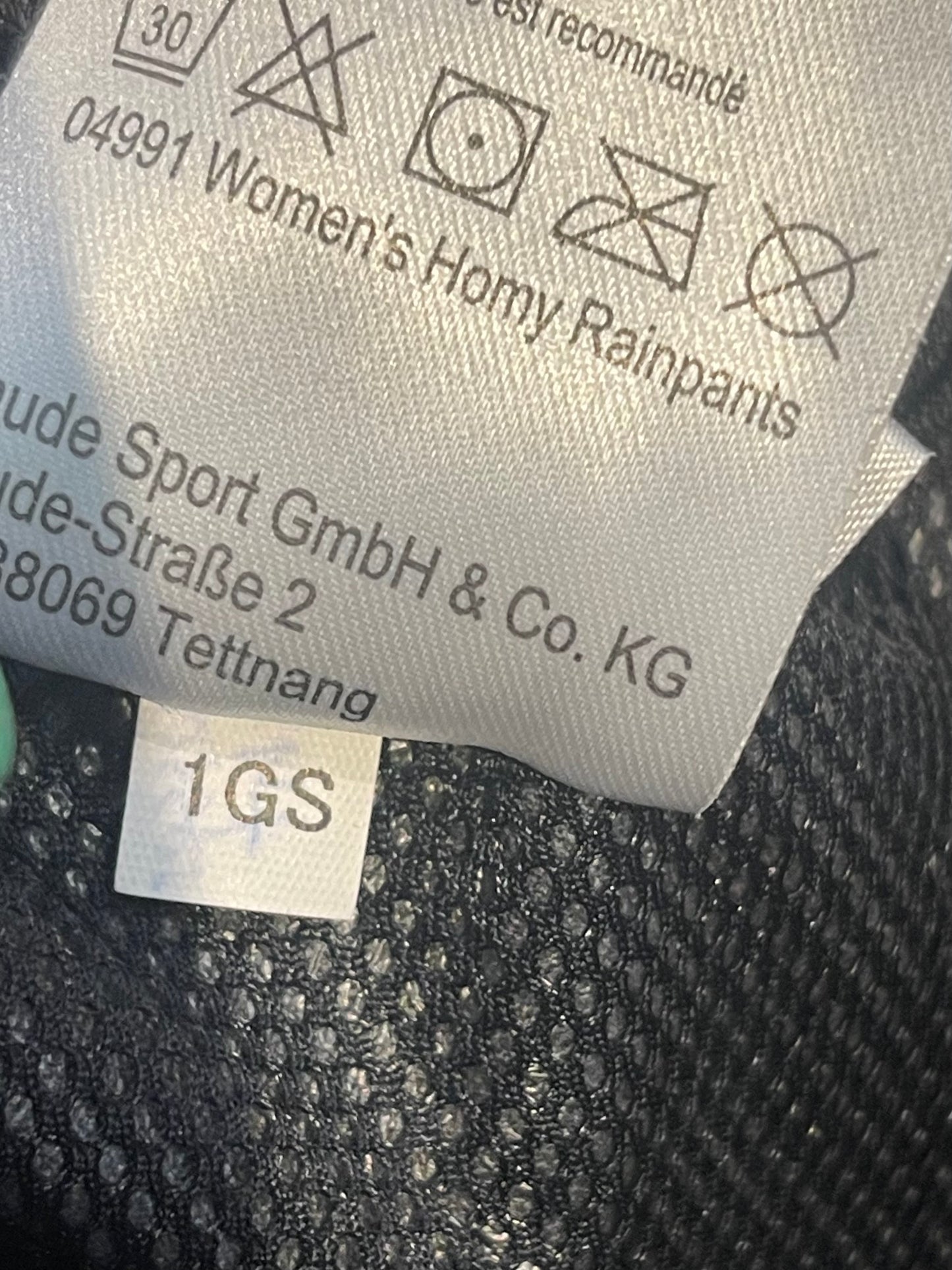 Rad /MTB Regenhose von Vaude (M / L Damen) Hardshell Hose Anthrazit - wanderlich.com