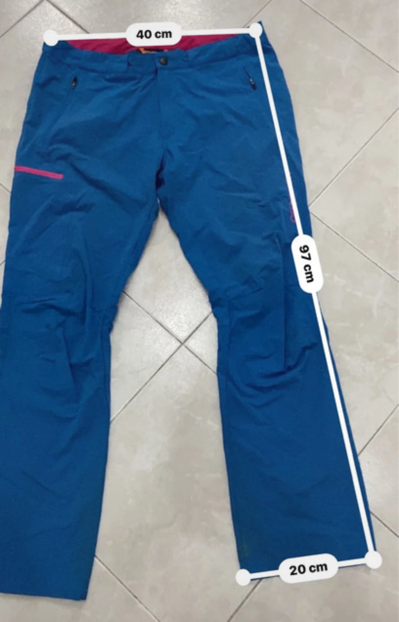 Trekking Hose von Ortovox mit Merino (L Damen) blau