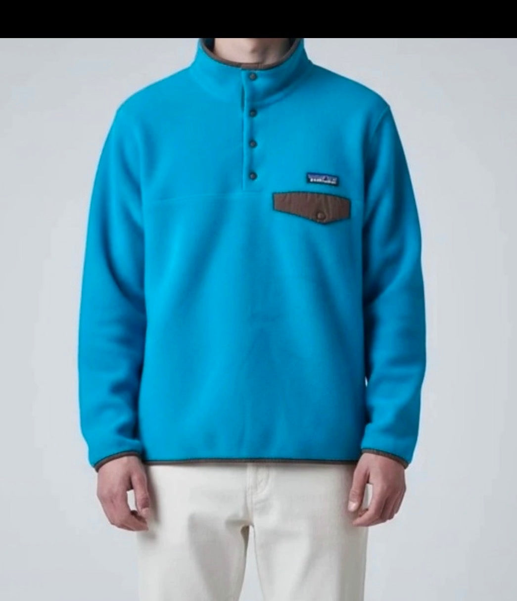 Fleece Pullover Patagonia Synchilla (M Herren / L Damen) blau