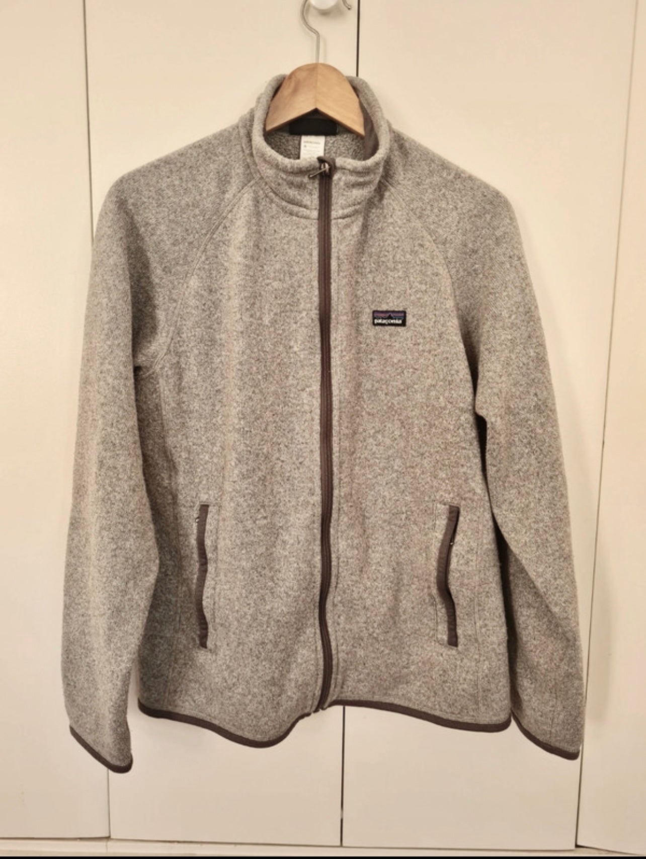 Jacke von Patagonia (M Herren) Better Fleece Strickoptik grau