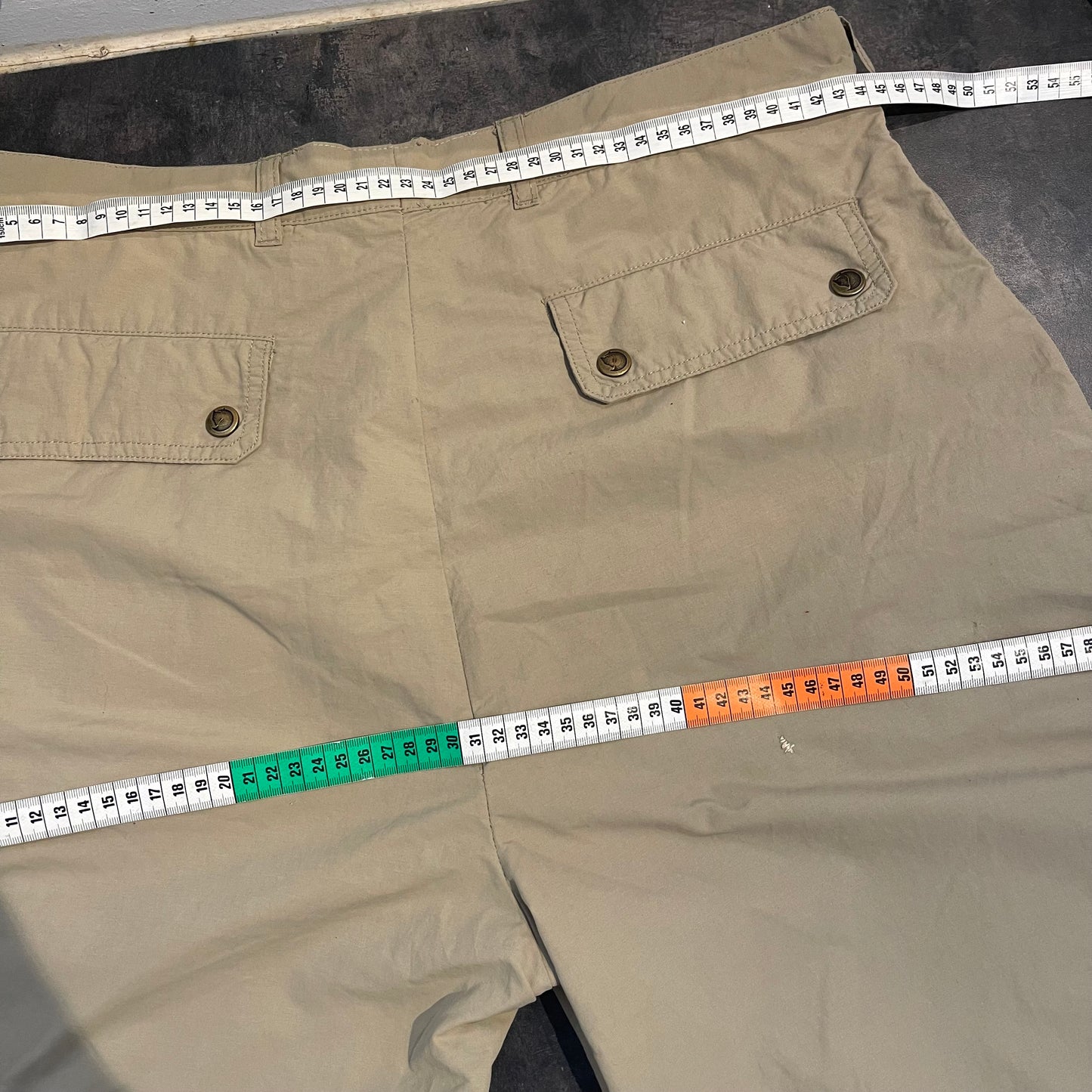 Outdoor Hose von Fjällräven (XXL / 44 Damen ) Zip-Off olive-beige