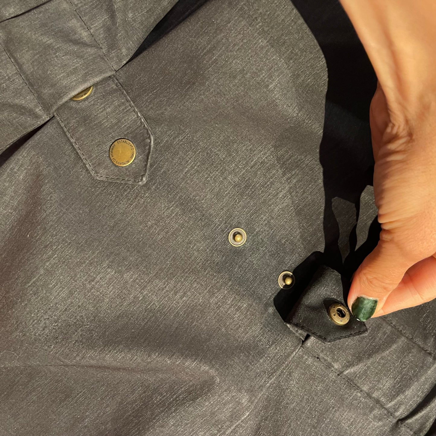 Parka von Bergans Regenmantel gefüttert (S Damen) in Graphit