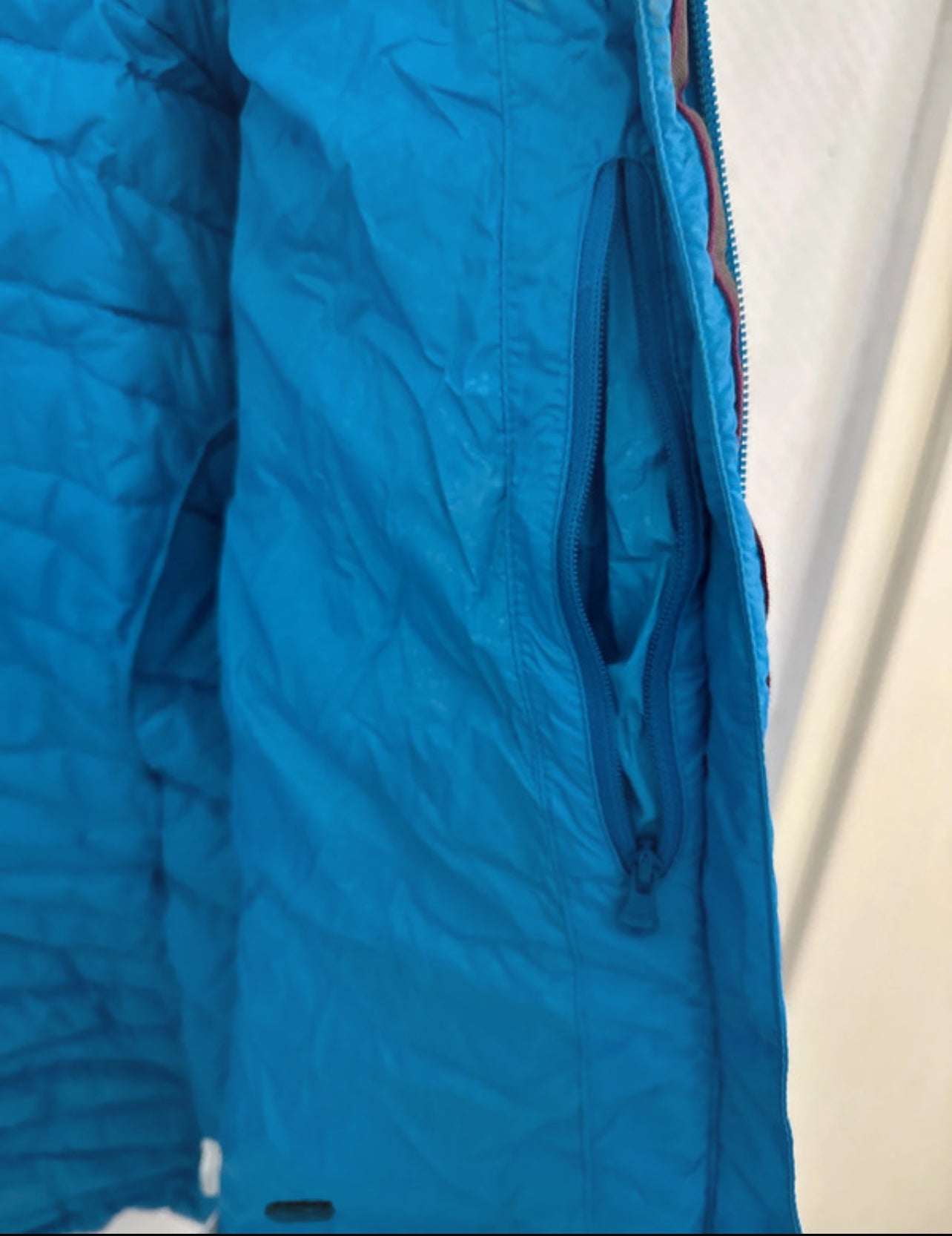 Daunen Jacke von Mammut L (Damen) blau
