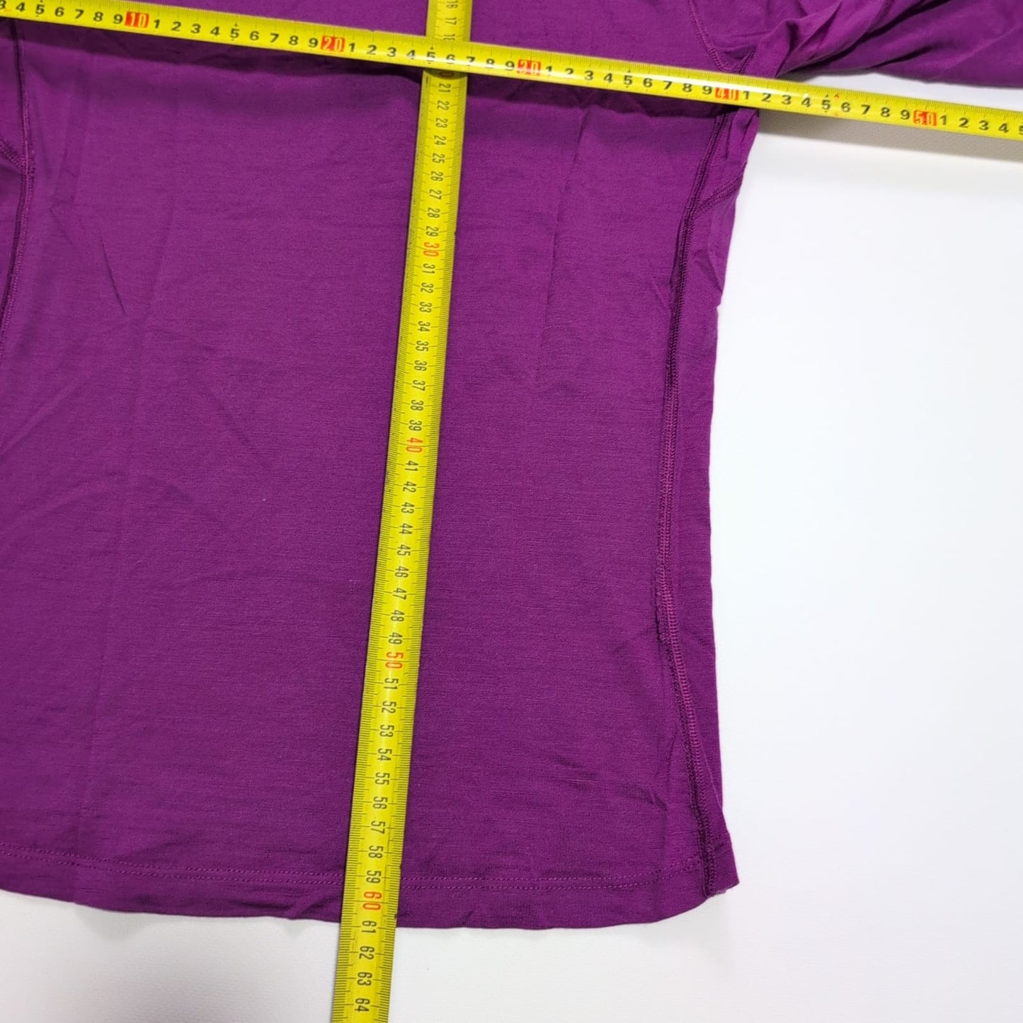 Merino Zip Longsleeve Icebreaker (M Damen) Magenta lila