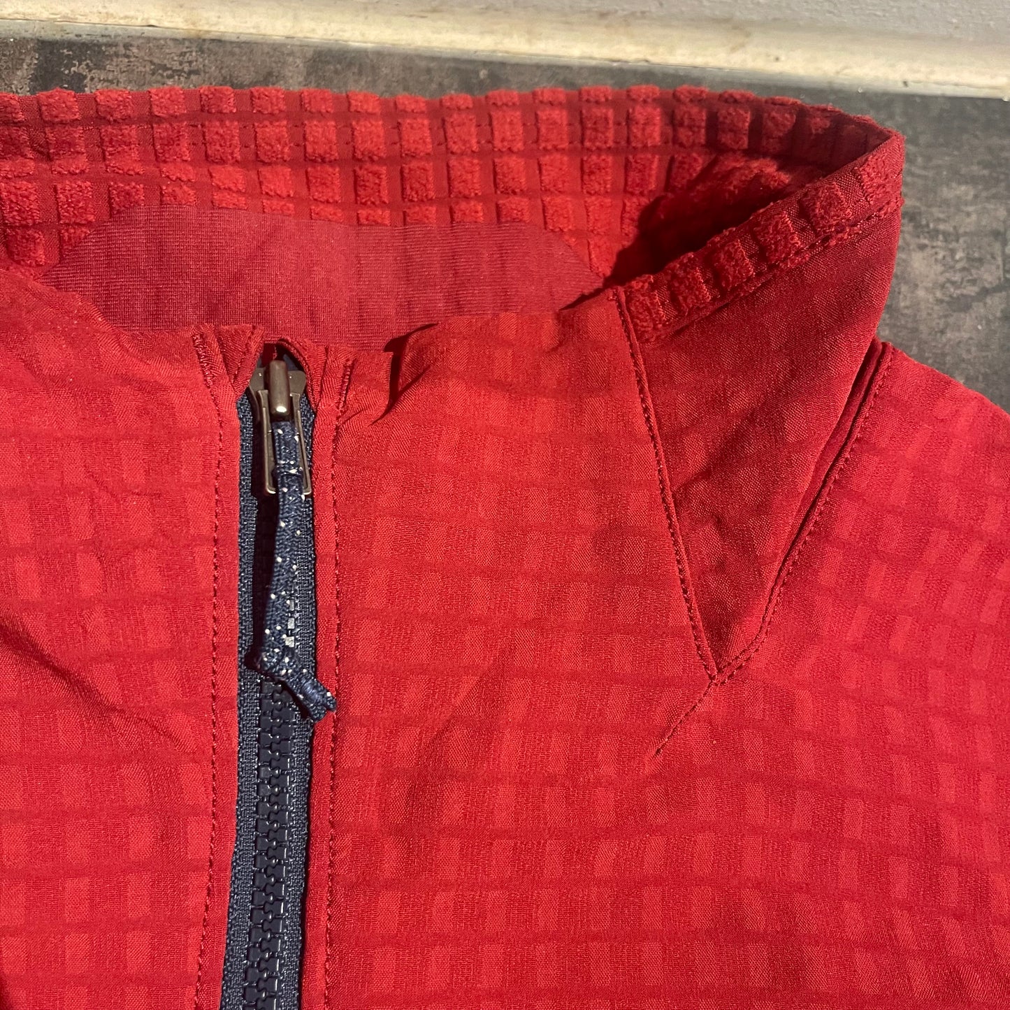 Jacke von Patagonia R1 Air (M Herren) Full-Zip rot