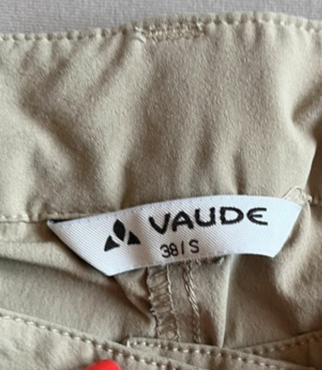 Rad / Wander Hose von Vaude (M Damen ) elastisch beige