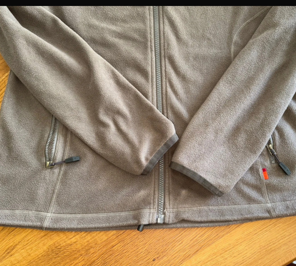 Vaude Zipper Jacke ( Damen XL /Herren M-L) Fleece braun