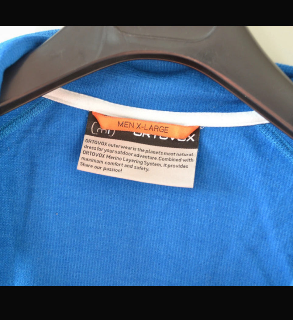 Weste von Ortovox Merino Inside (XL Herren) blau