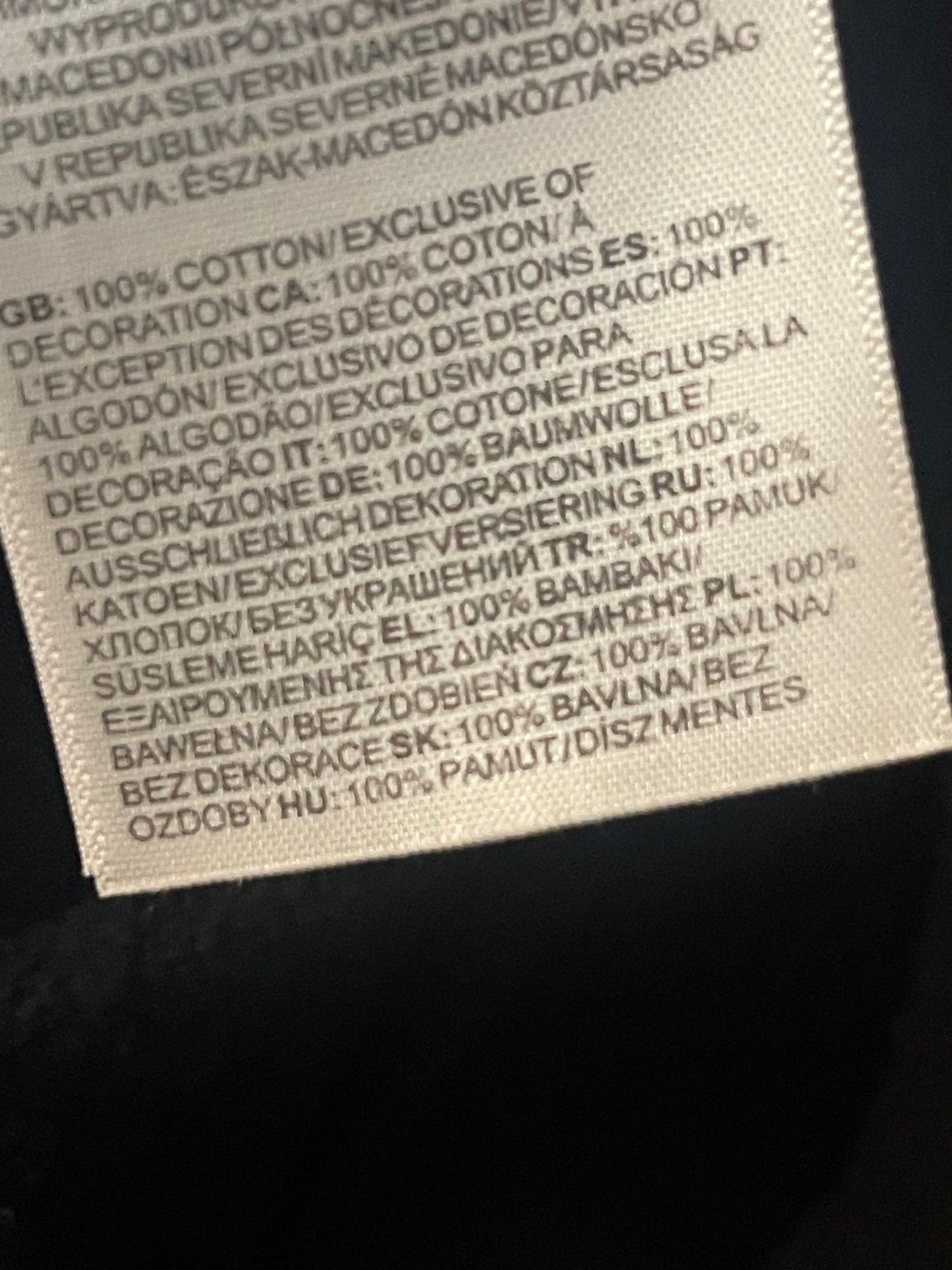 Hoodie The North Face (M Damen) Baumwolle Brustlogo schwarz