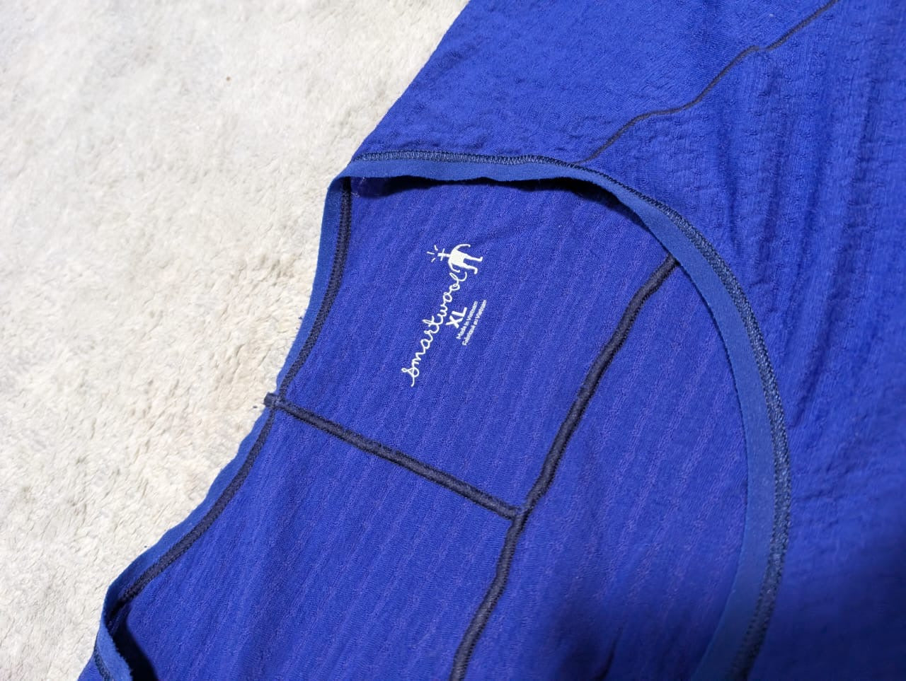 T-Shirt von Smartwool pure Merino (XL Damen) Top blau