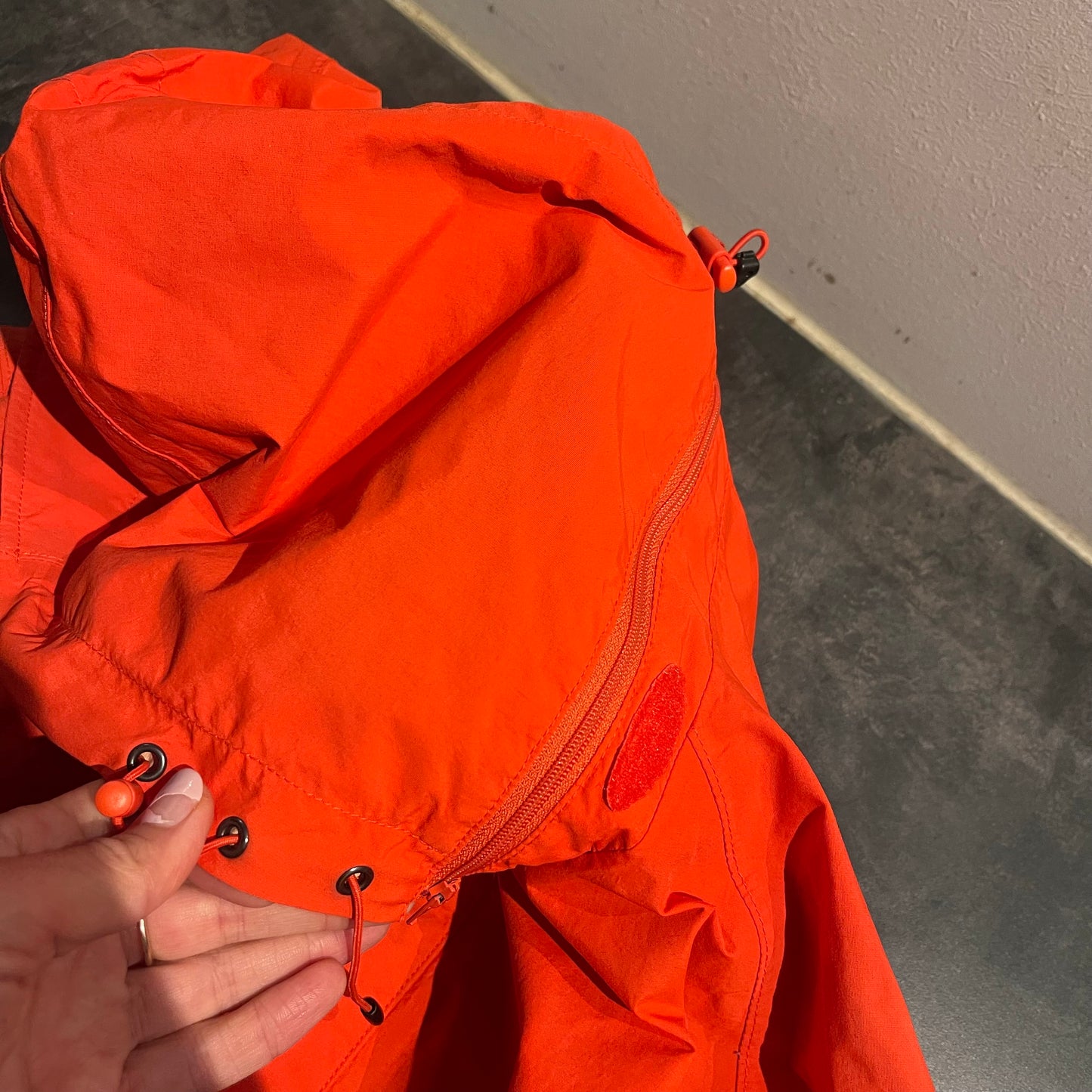 Regen Jacke von Mammut (L Herren) Hardshell 3-lagig rot