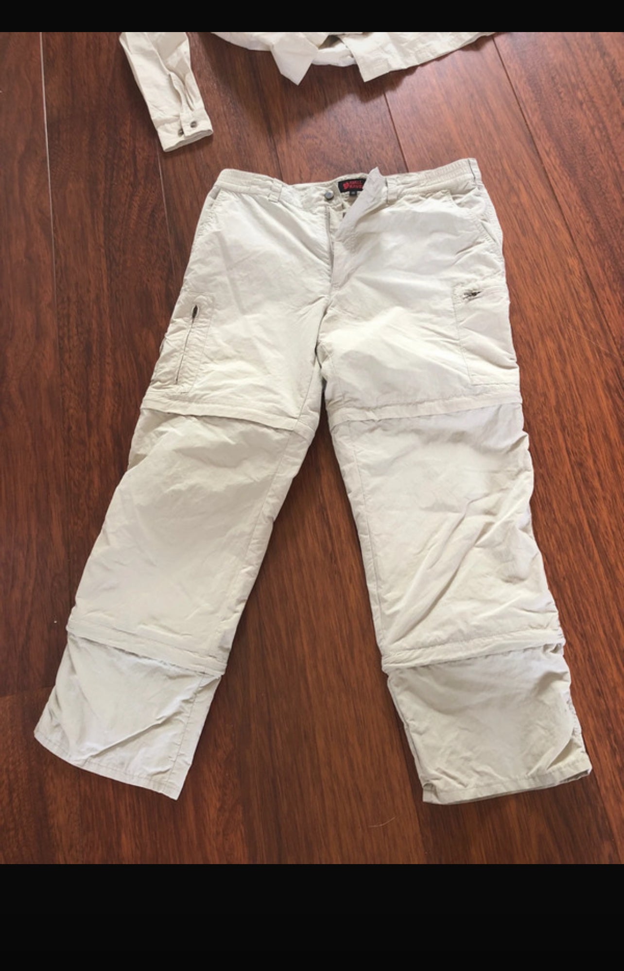Outdoor Hose von Fjällräven (XL / 42 Damen ) 2 Zip-Off natur / creme