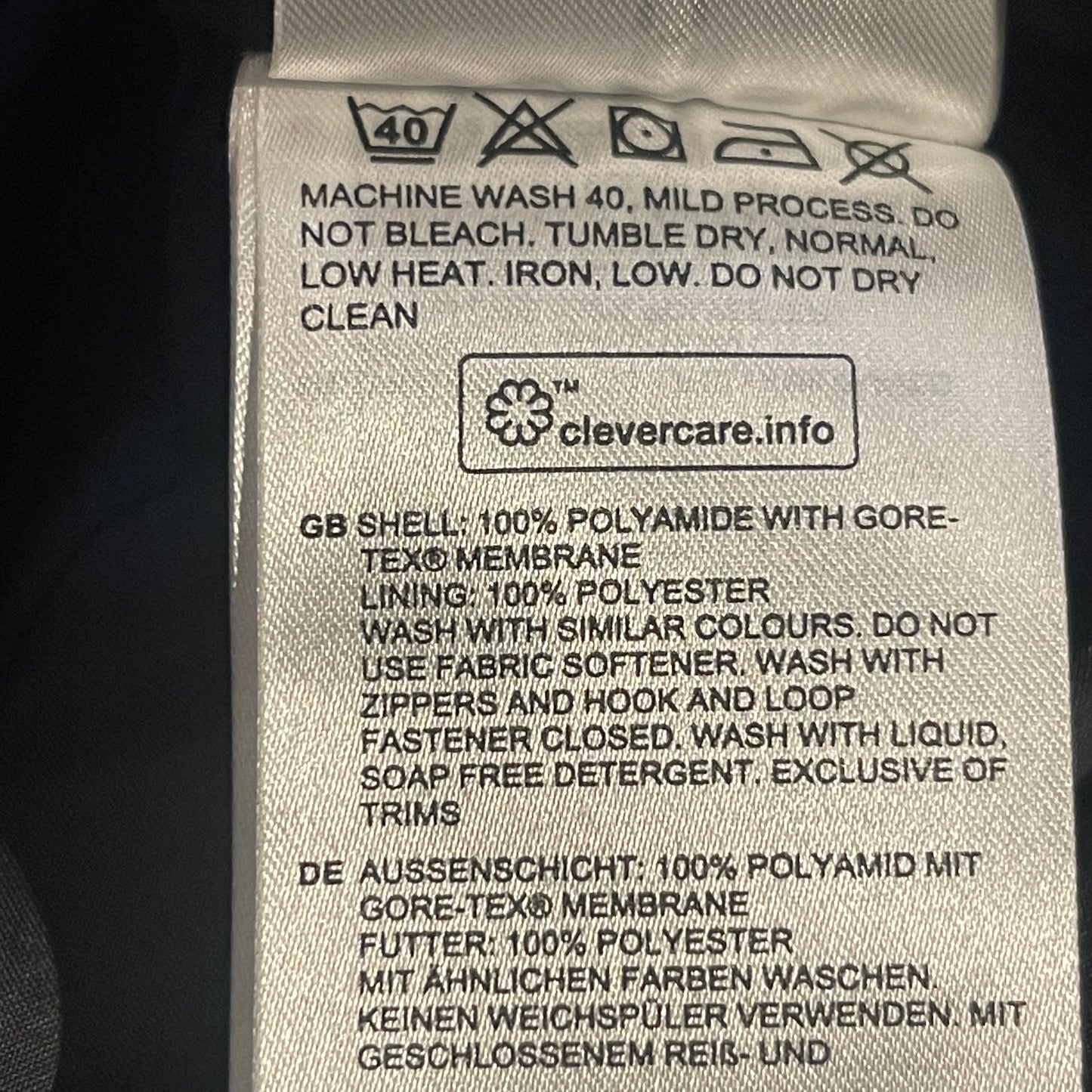 Regenhose von Haglöfs (XS) GoreTex Membran 3 Lagen schwarz