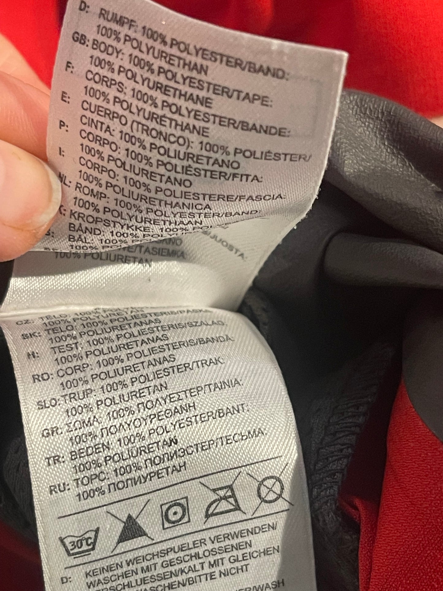 Leichte Regen Jacke von Salomon GoreTex (L Damen) rot