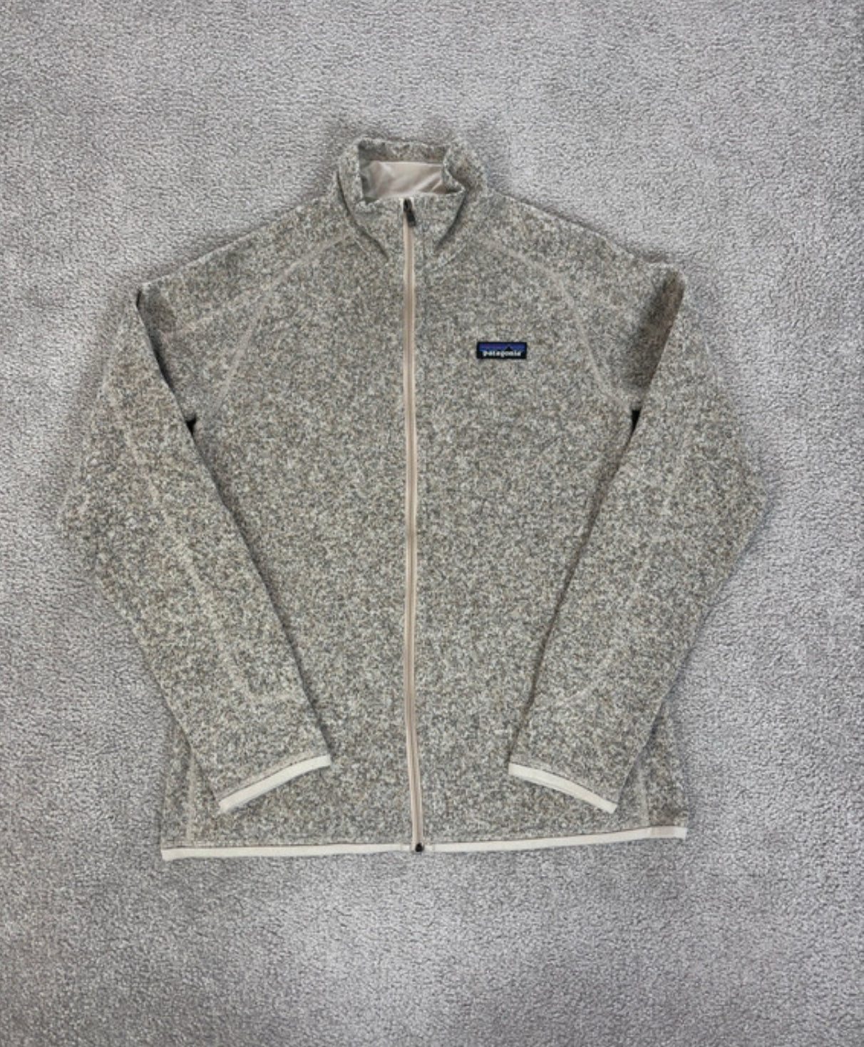 Patagonia Fleece Jacke (M Damen) Better Sweater grau beige