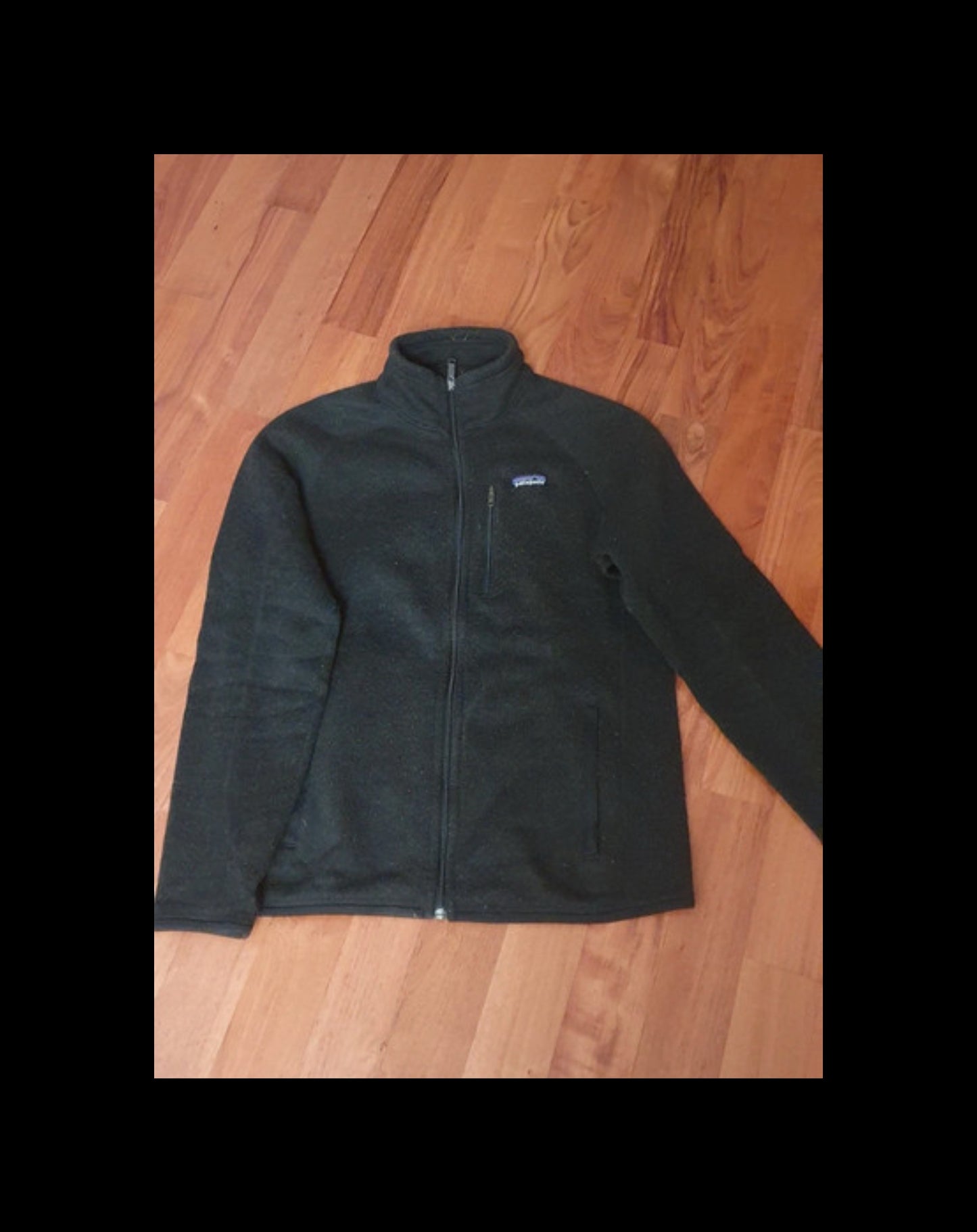 Zipper Fleece Jacke von Patagonia M (Herren) Better Sweater schwarz