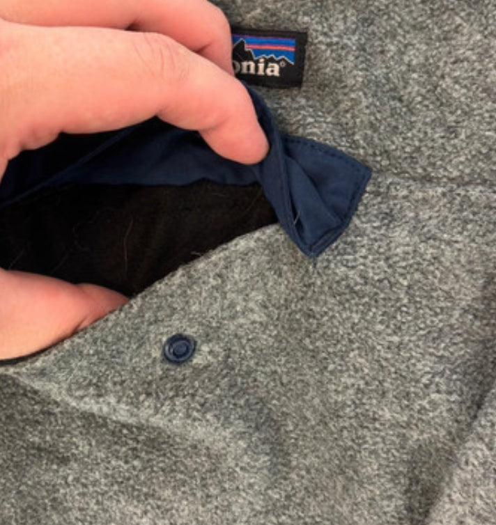 Patagonia Fleece Pullover (L Herren) Synchilla grau
