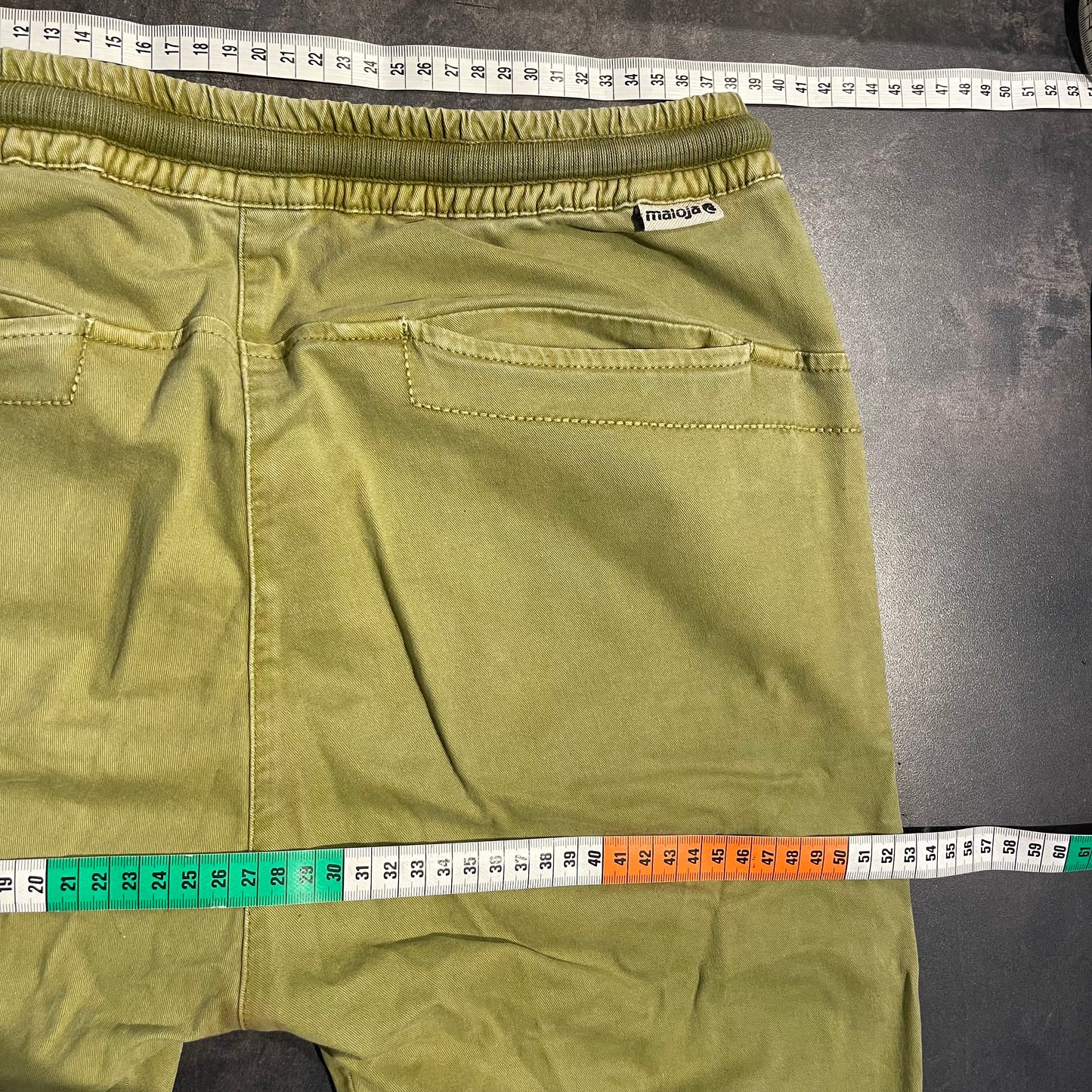 Kletter Hose von Maloja (S Damen) Baumwolle olive
