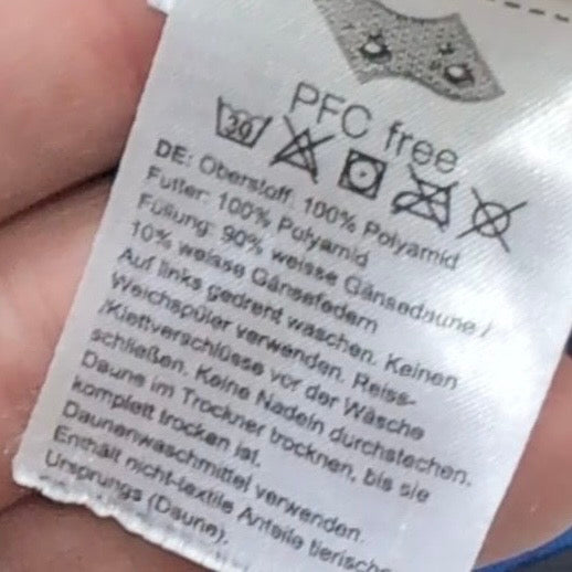 Lange Daunen Jacke von Mammut Eiger (L Damen) Parka dunkelblau