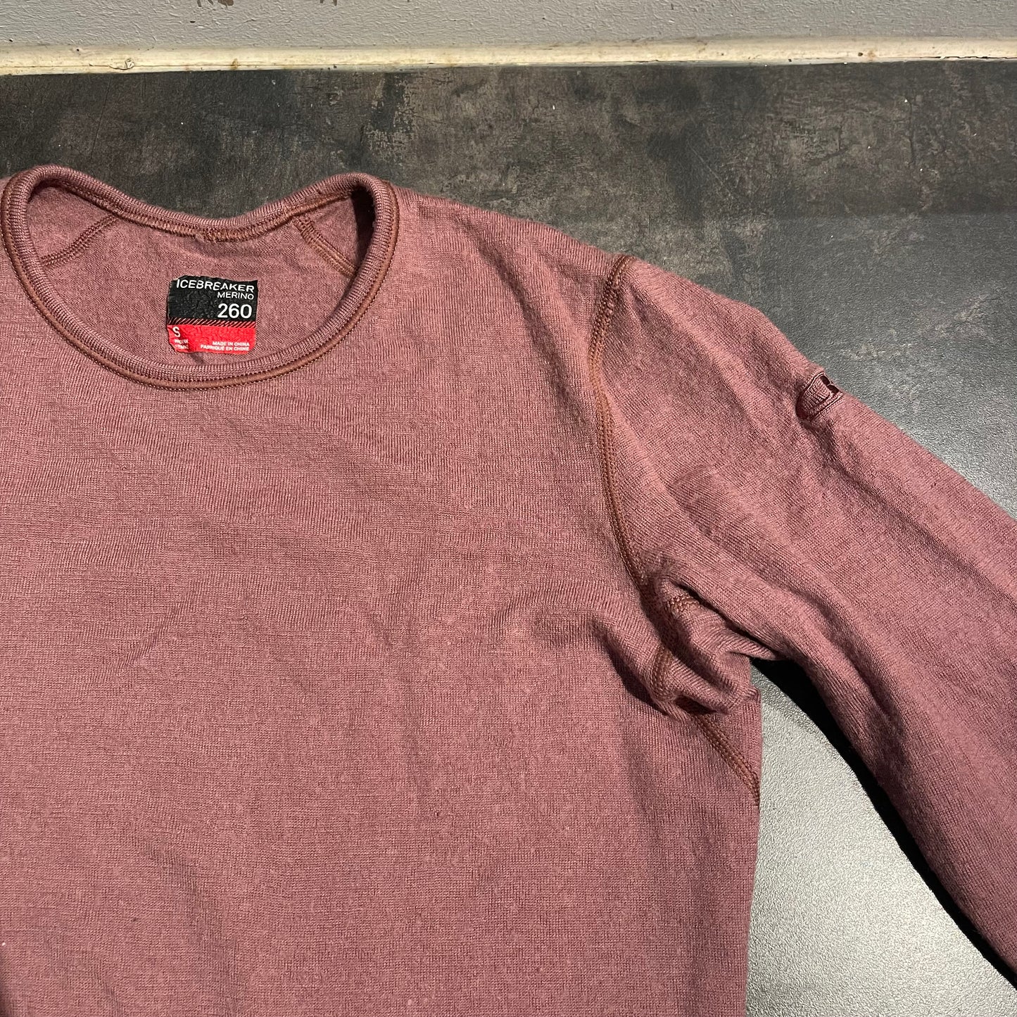 Longsleeve Icebreaker (XS Damen) Merino 260 altrosa