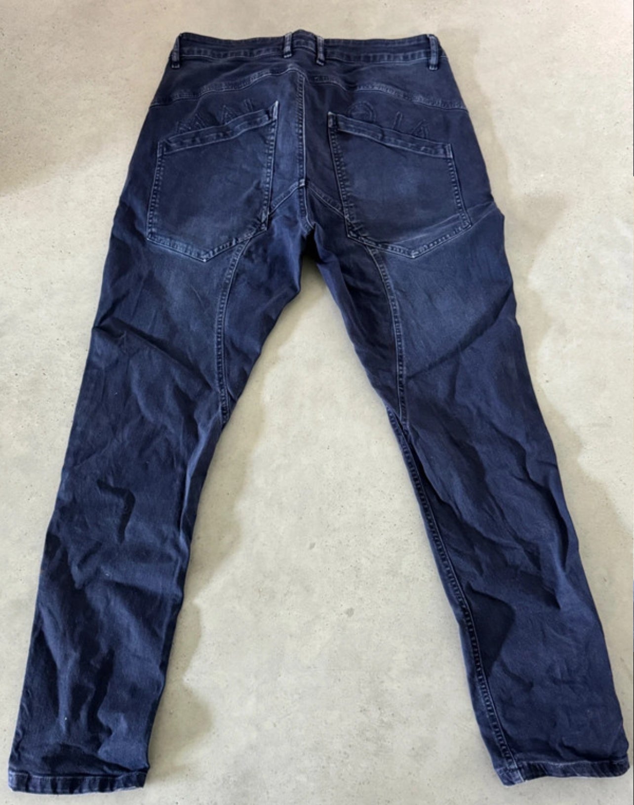Outdoor Jeans Hose von Maloja (L Herren) pure Baumwolle blau