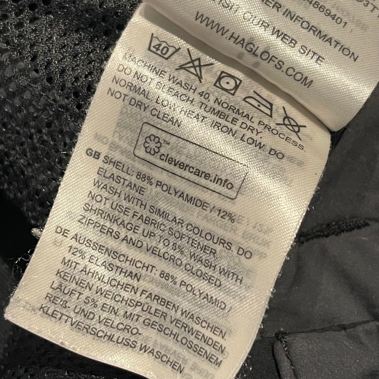 Leichte Trekking- Hose von Haglöfs (S Damen) elastisch schwarz