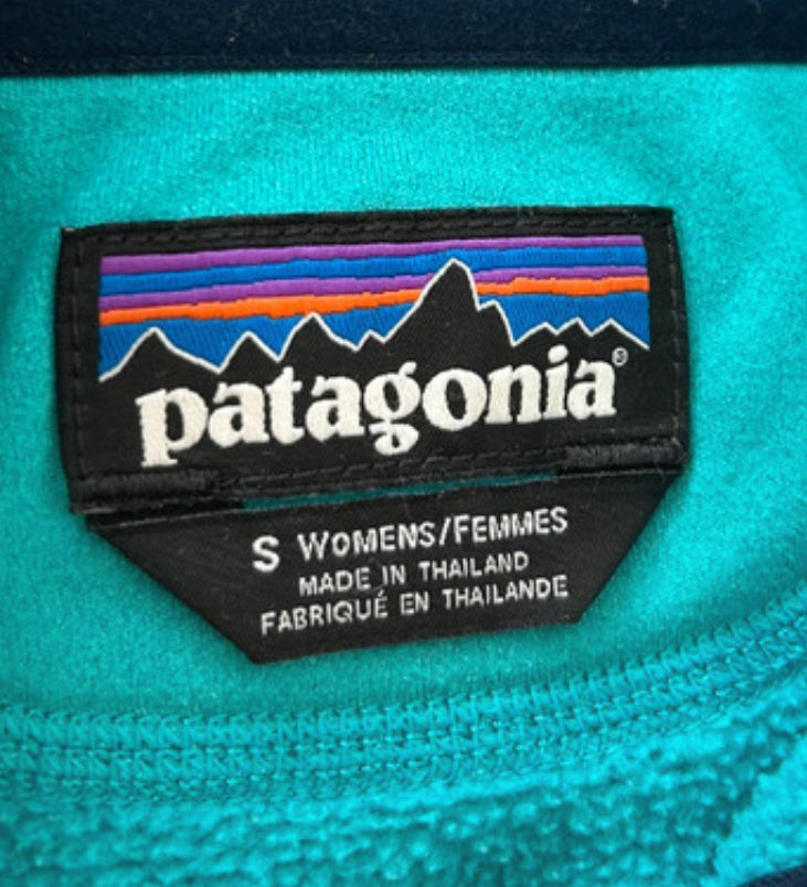 Patagonia Better Fleece Strick Jacke (S Damen) Hoodie türkis