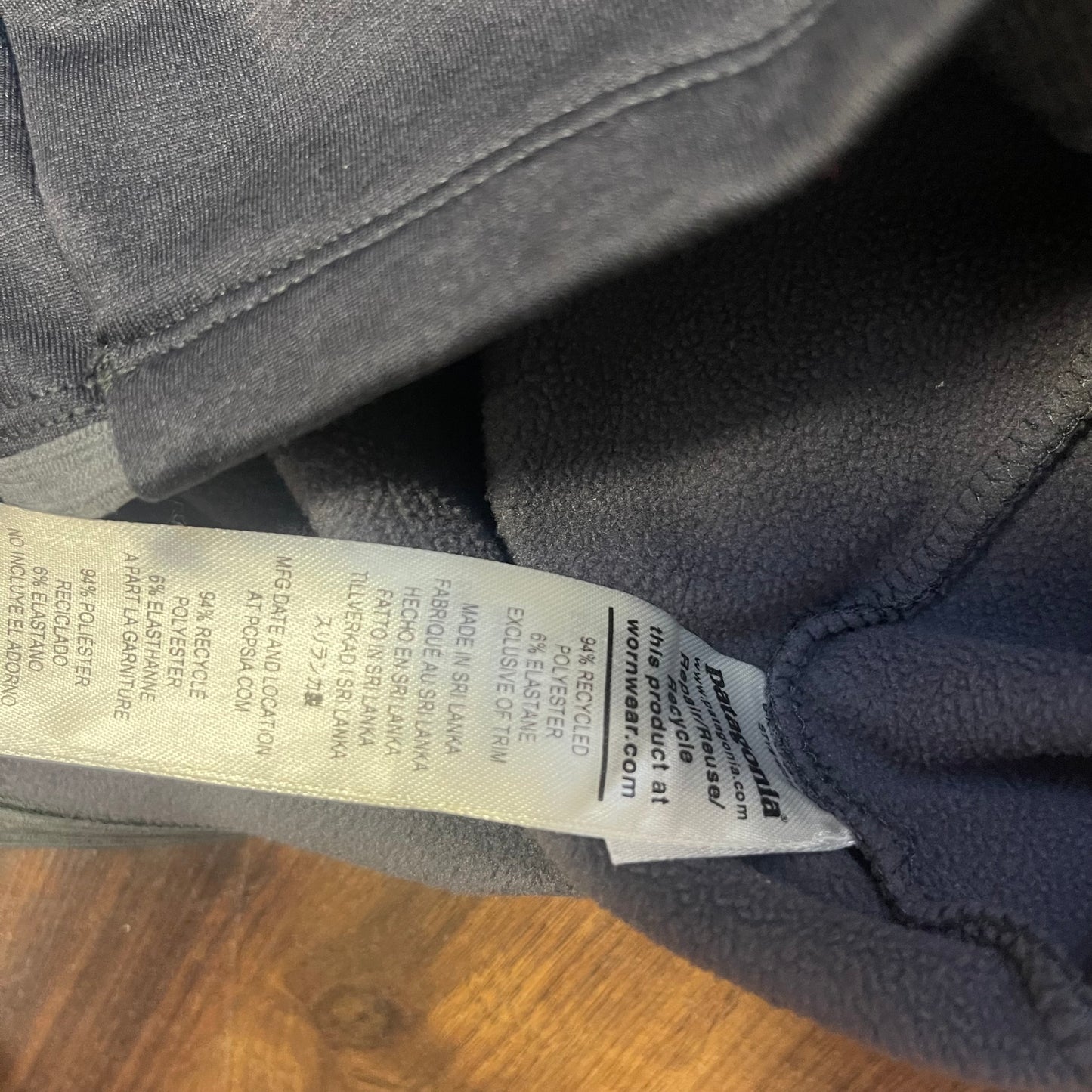 Patagonia Fleece Jacke R1® Polartec (M Herren) dunkelgrau