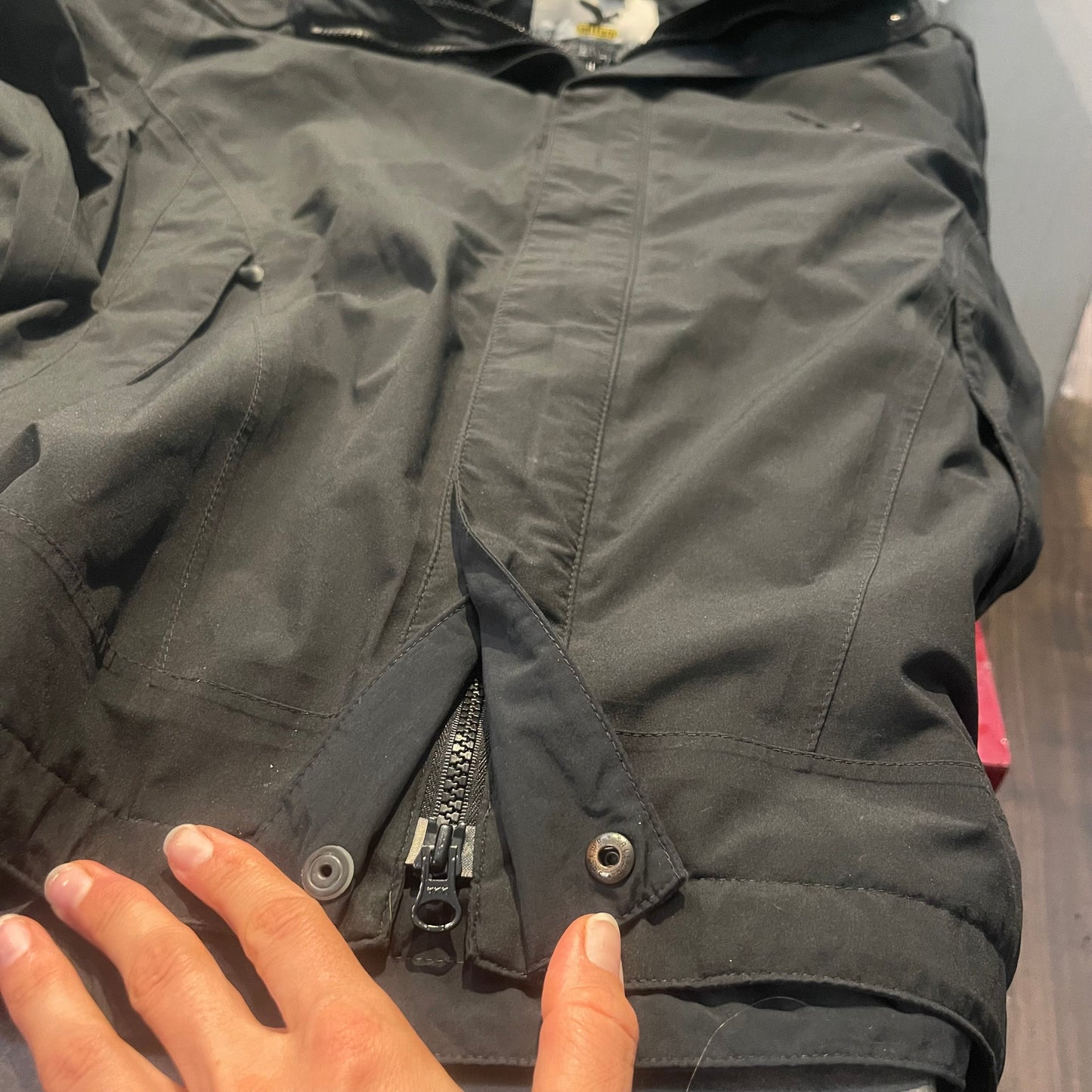 Regen Jacke von Salewa (M Herren) Goretex wasser-, winddicht schwarz