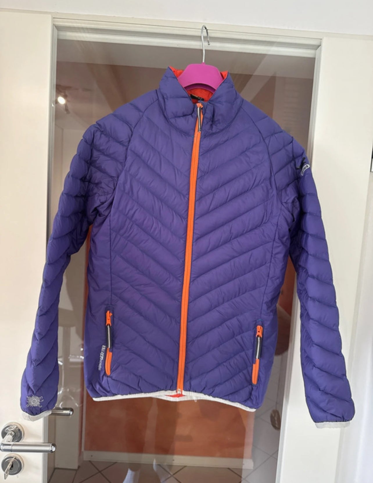 Daunen Jacke Salewa (S Damen) Isolations Steppjacke lila