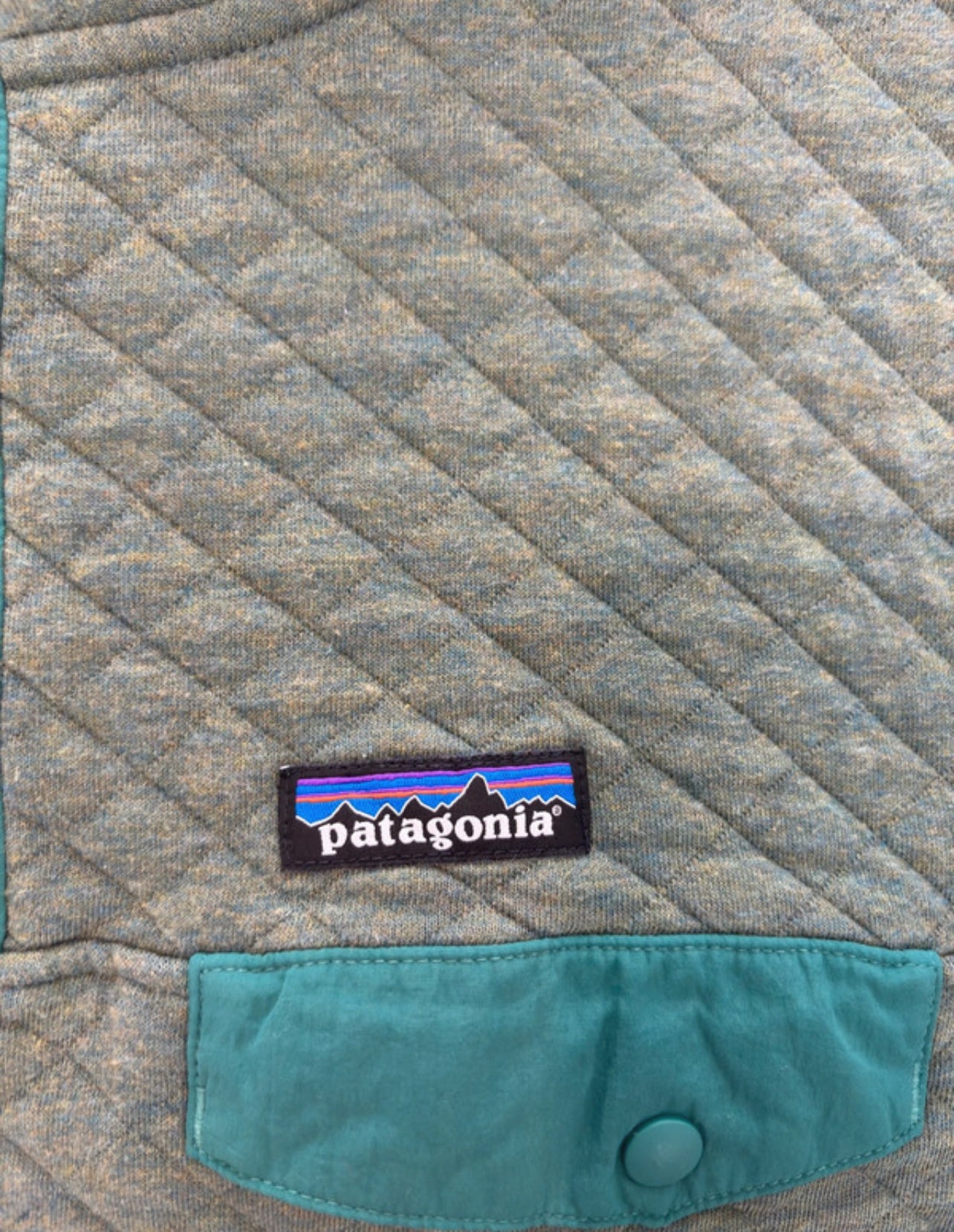 Patagonia Pullover (L Herren) Organic Cotton grün